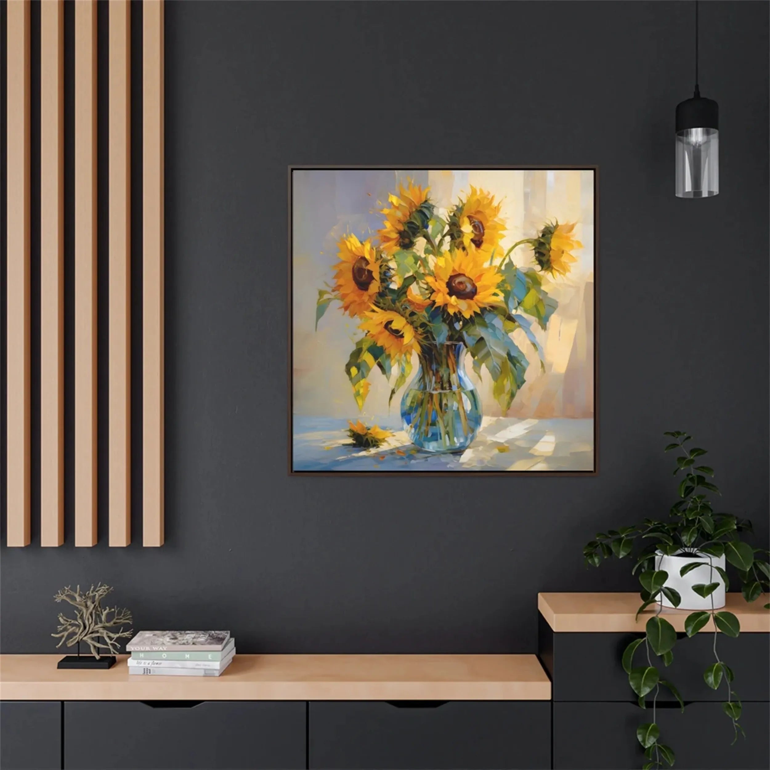 Colorful Tree And Flower Painting #TF062