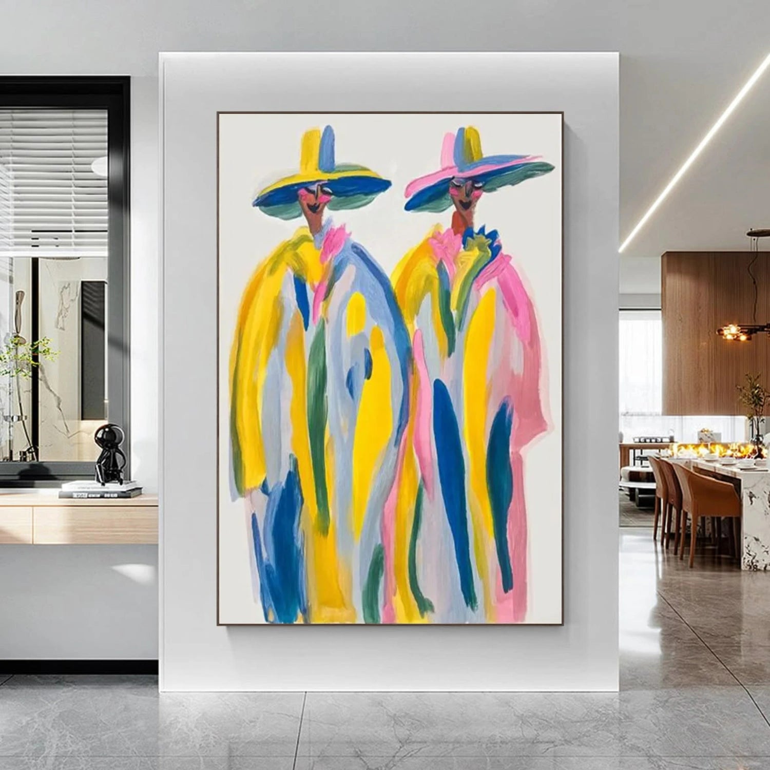 Abstract Portrait Wall Art #WP020