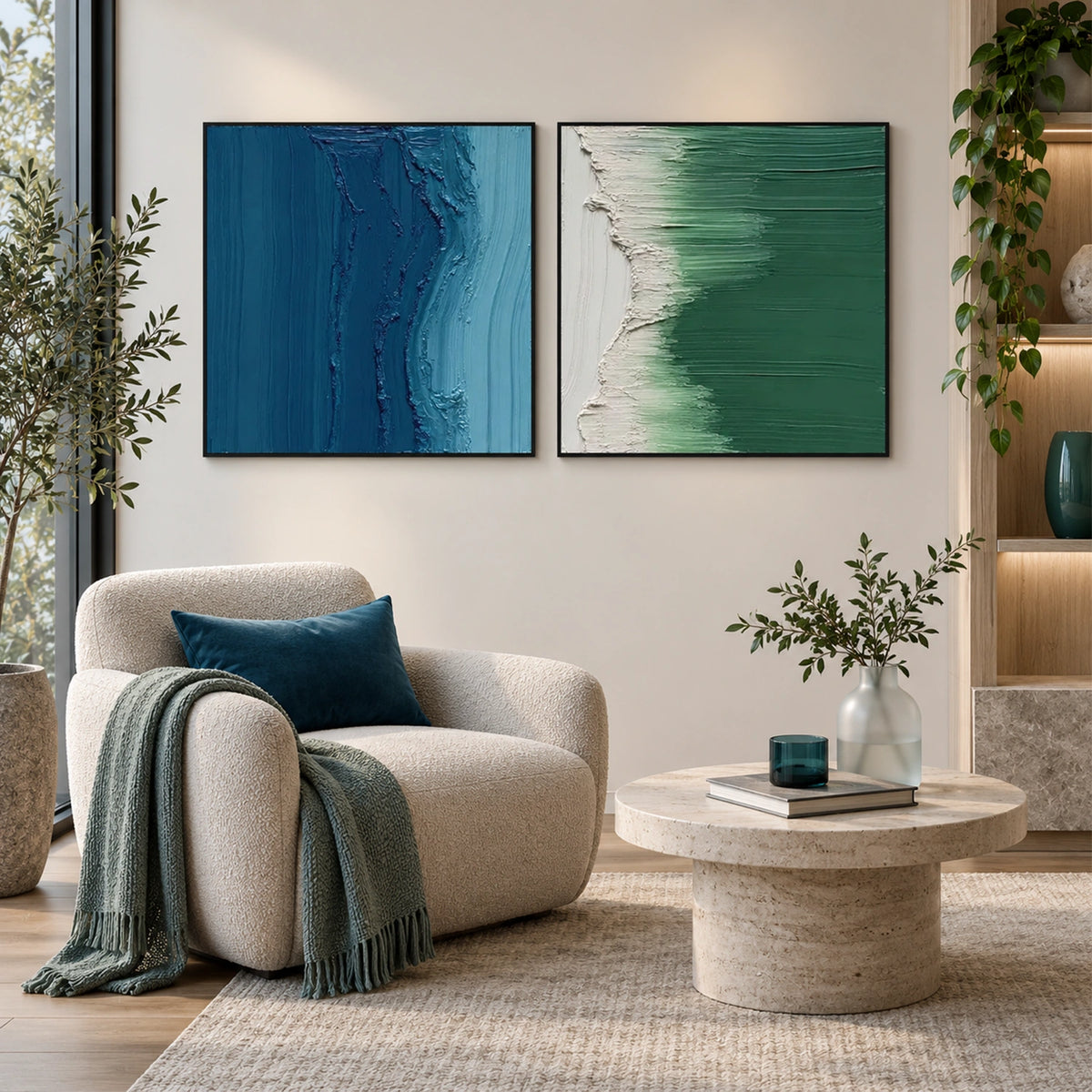 Minimalist Wall Art Set of 2 #WT271