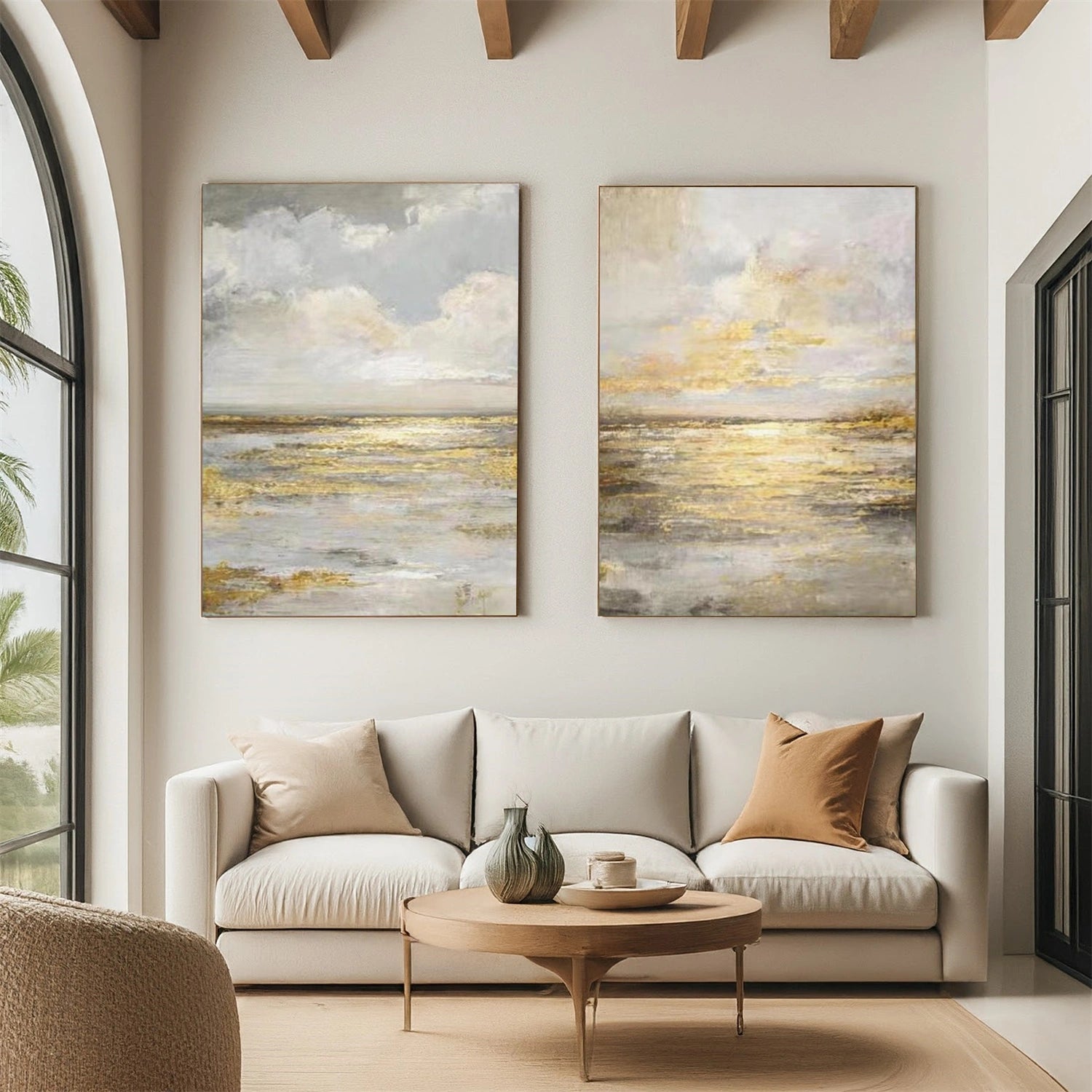 Abstract Wall Art Set of 2 #AW217