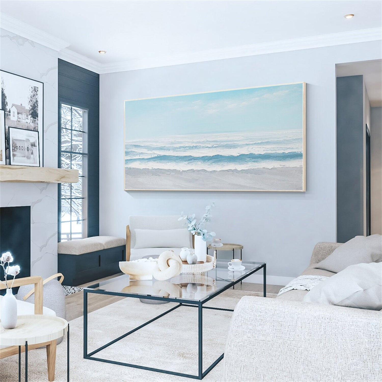Sky And Ocean Painting #SO036