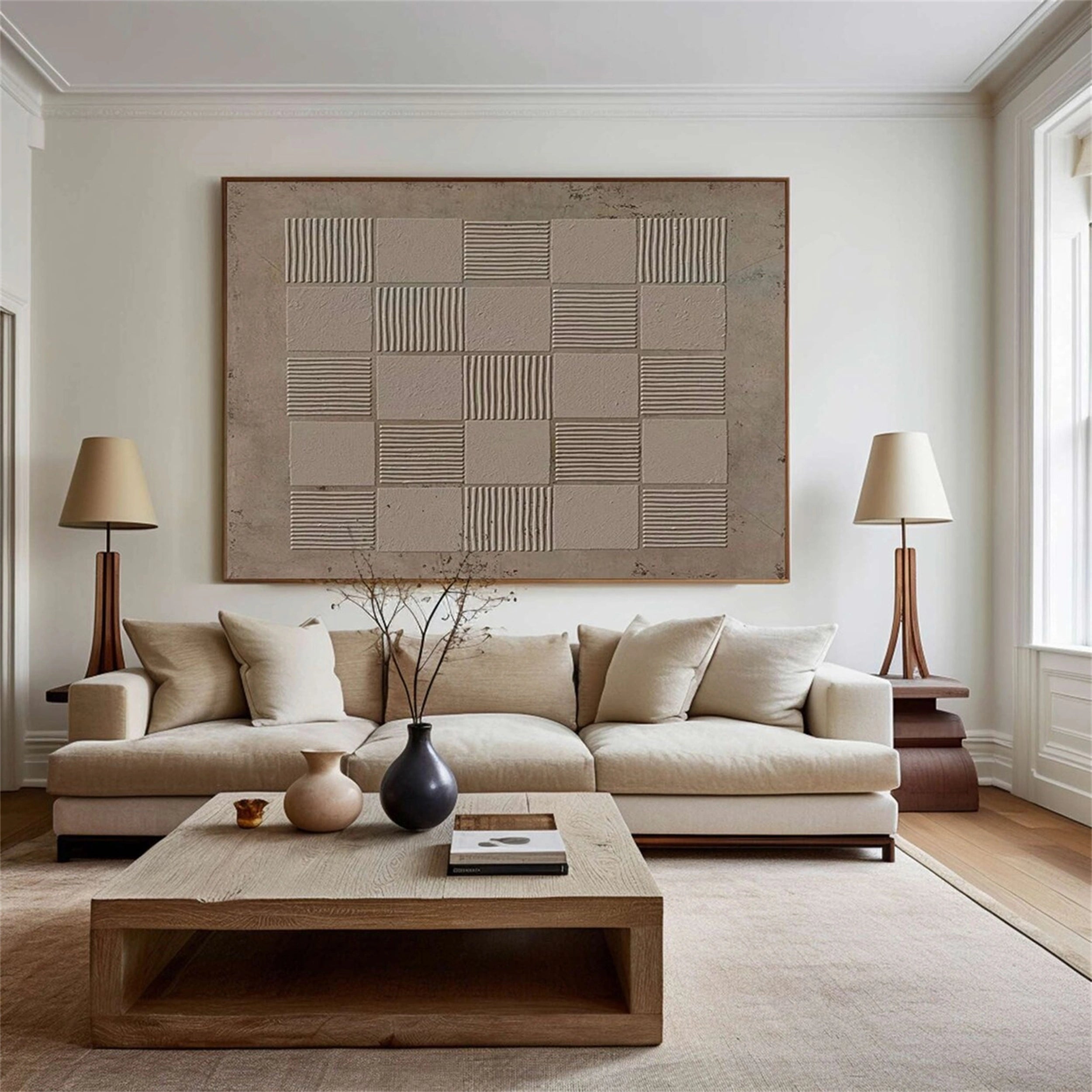 Wabi Sabi Abstract Wall Art #WA115