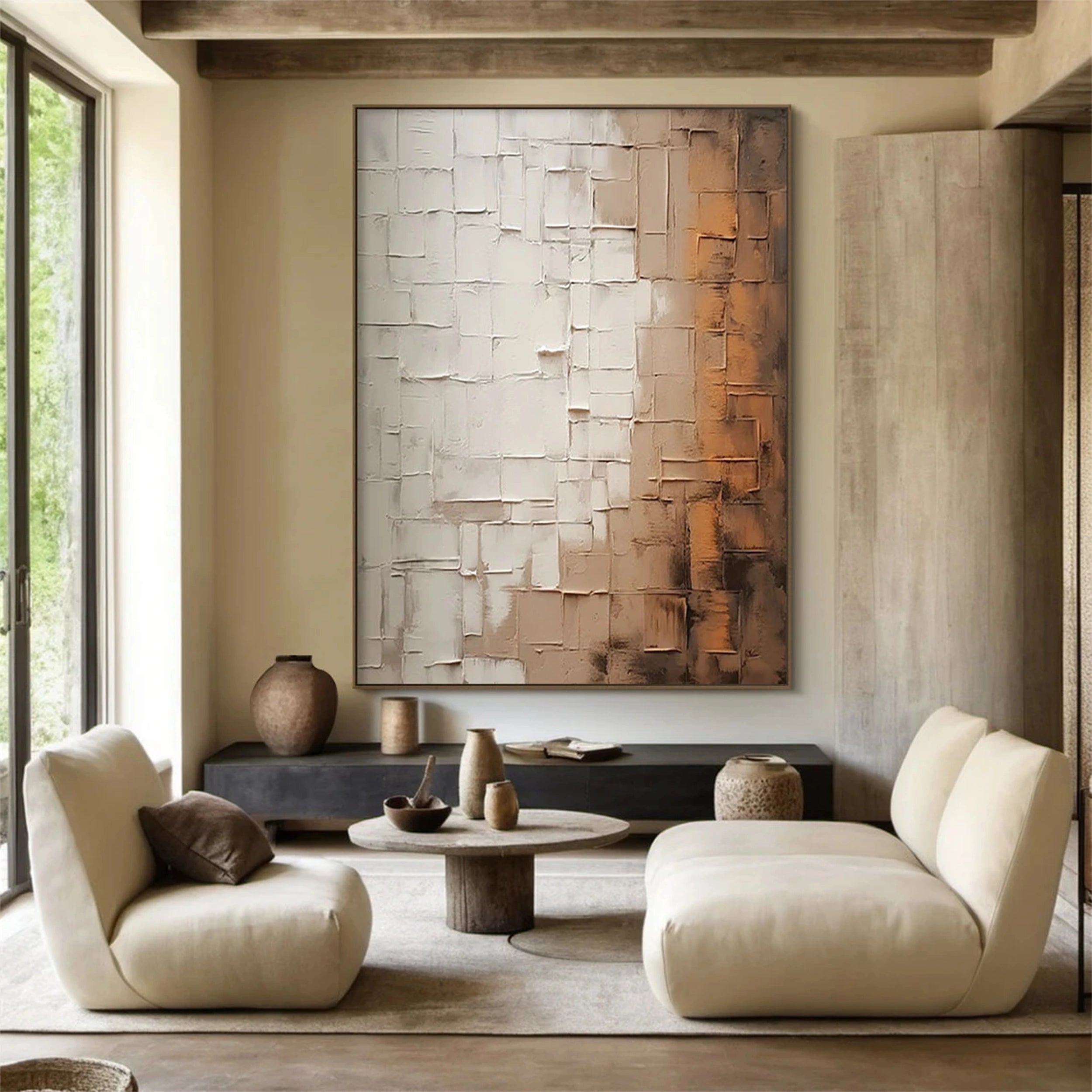 Wabi Sabi Abstract Wall Art #WA119