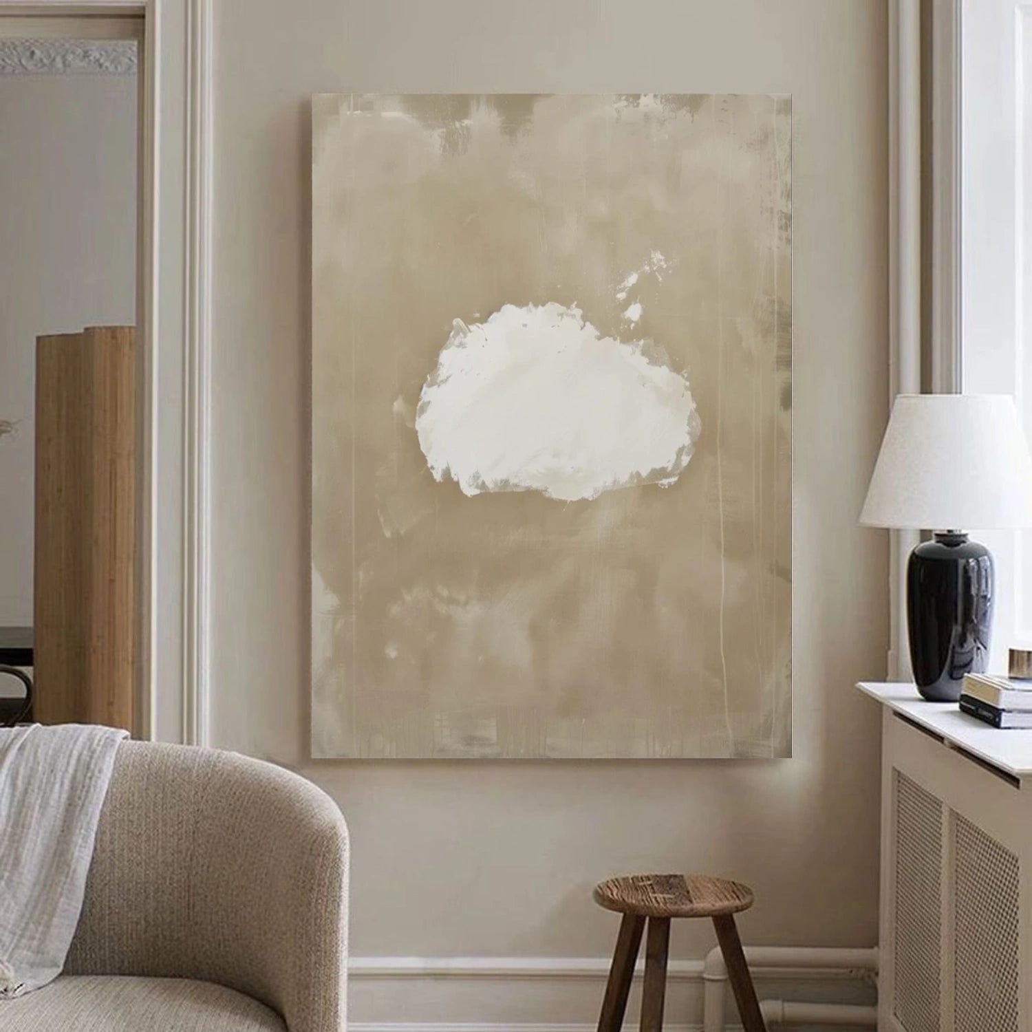 Sky And Ocean Abstract Wall Art #SO337