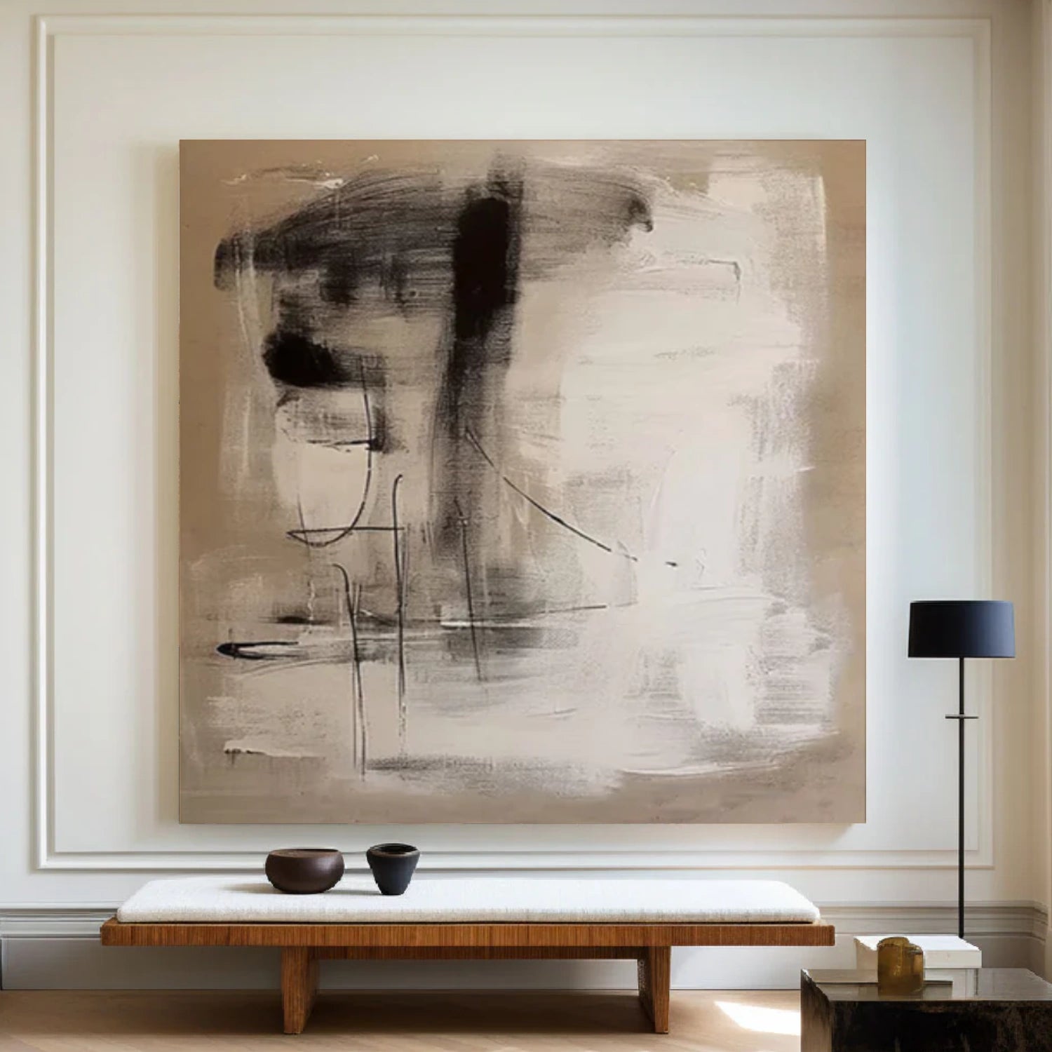 Wabi Sabi Abstract Canvas Art #WA223