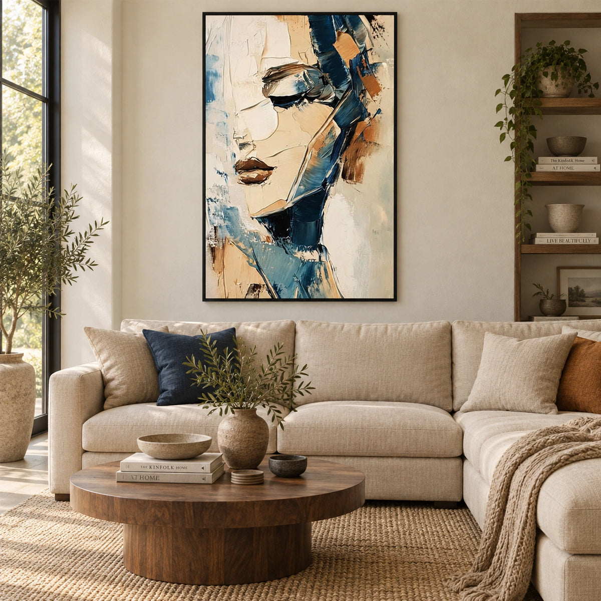 Abstract Portrait Wall Art #WP041