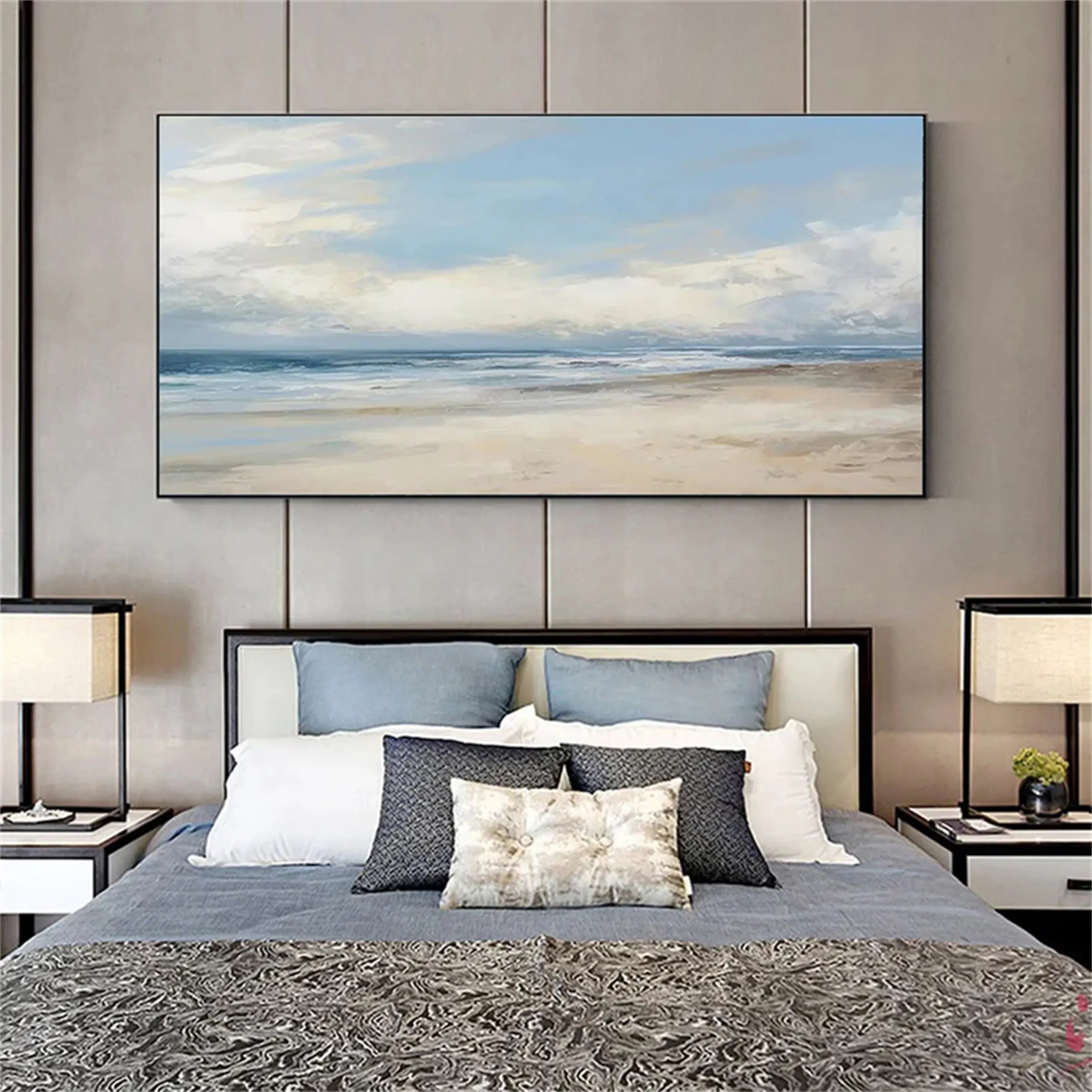Sky And Ocean Painting #SO093
