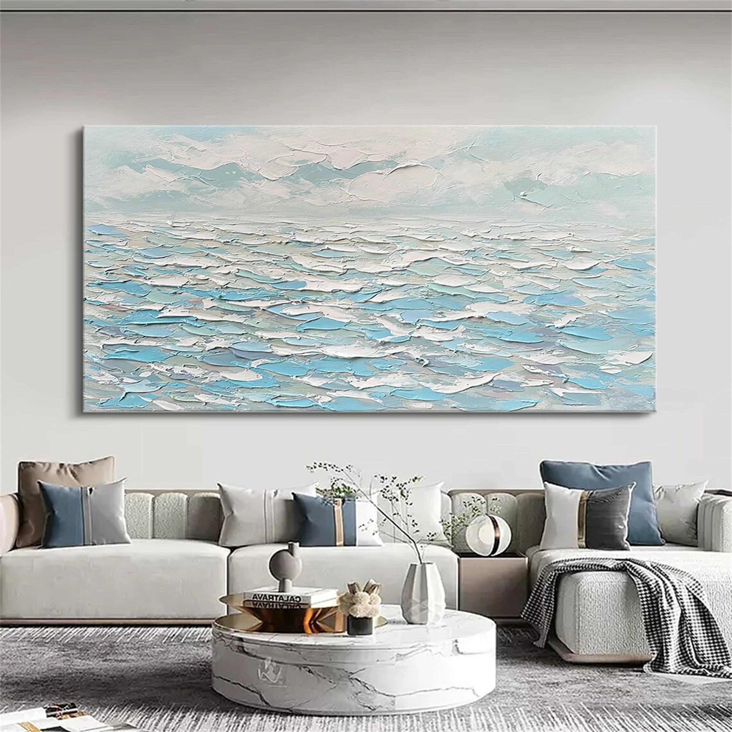 Sky And Ocean Painting #SO009