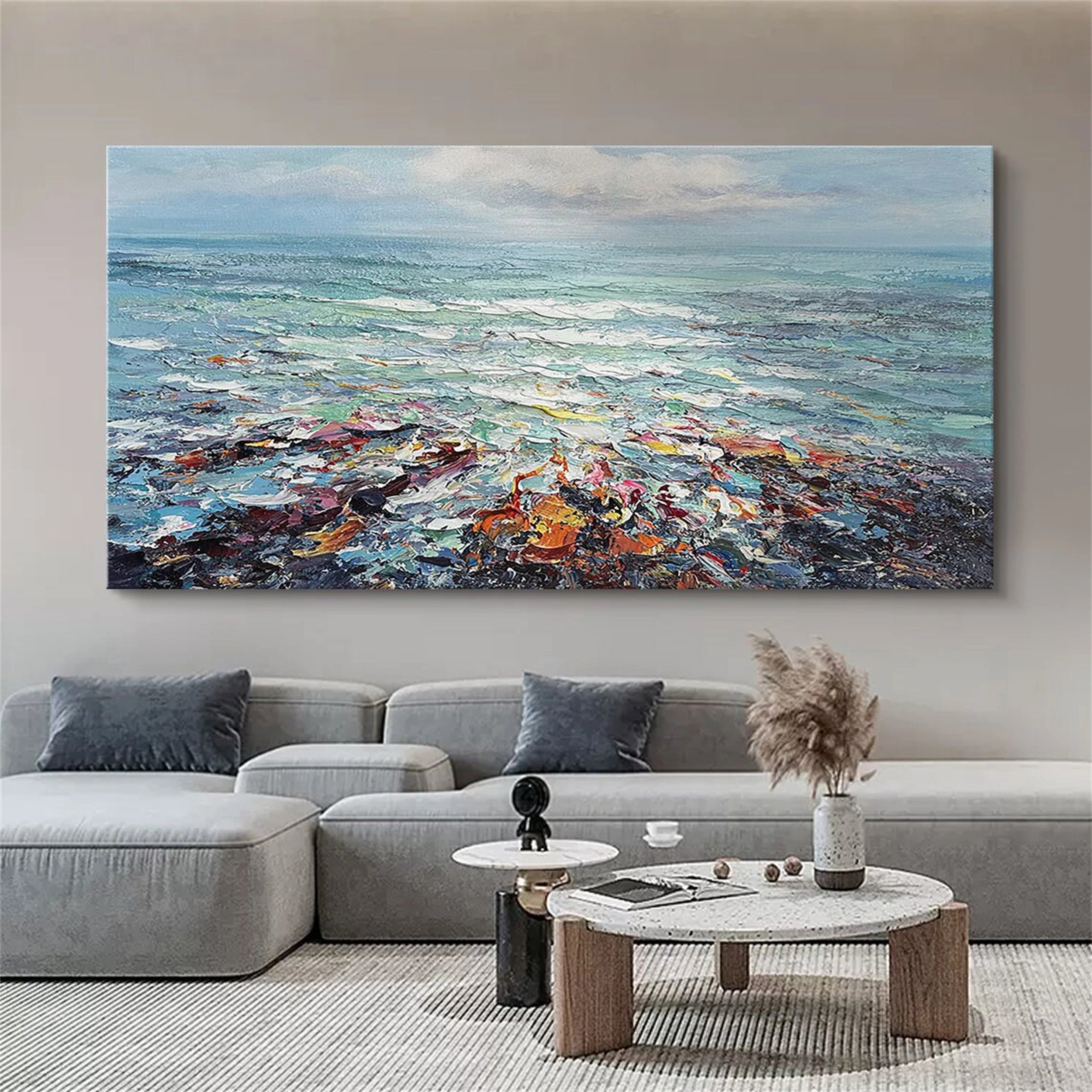 Sky And Ocean Painting #SO007