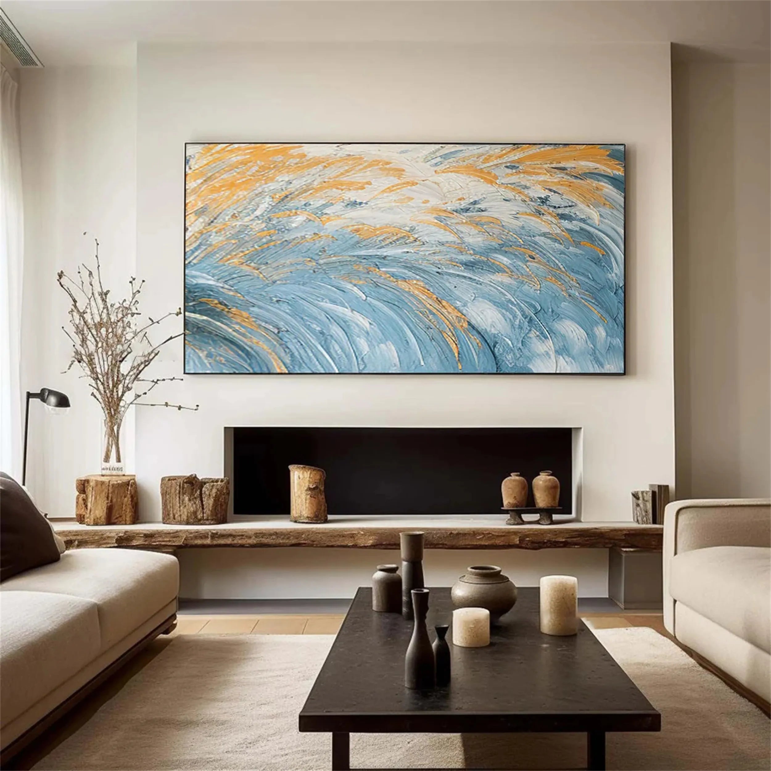 Sky And Ocean Painting #SO096