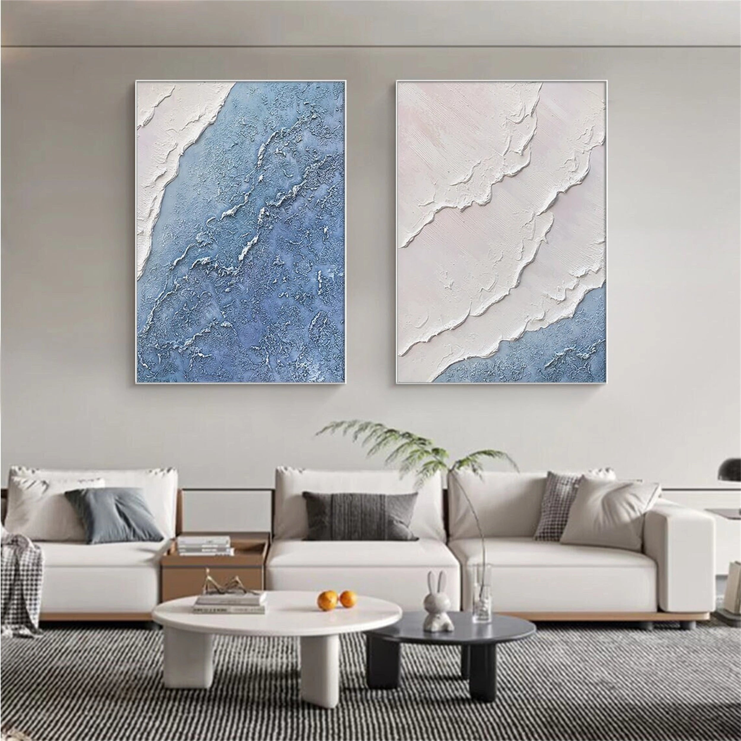 Sky And Ocean Painting Set of 2 #SO067