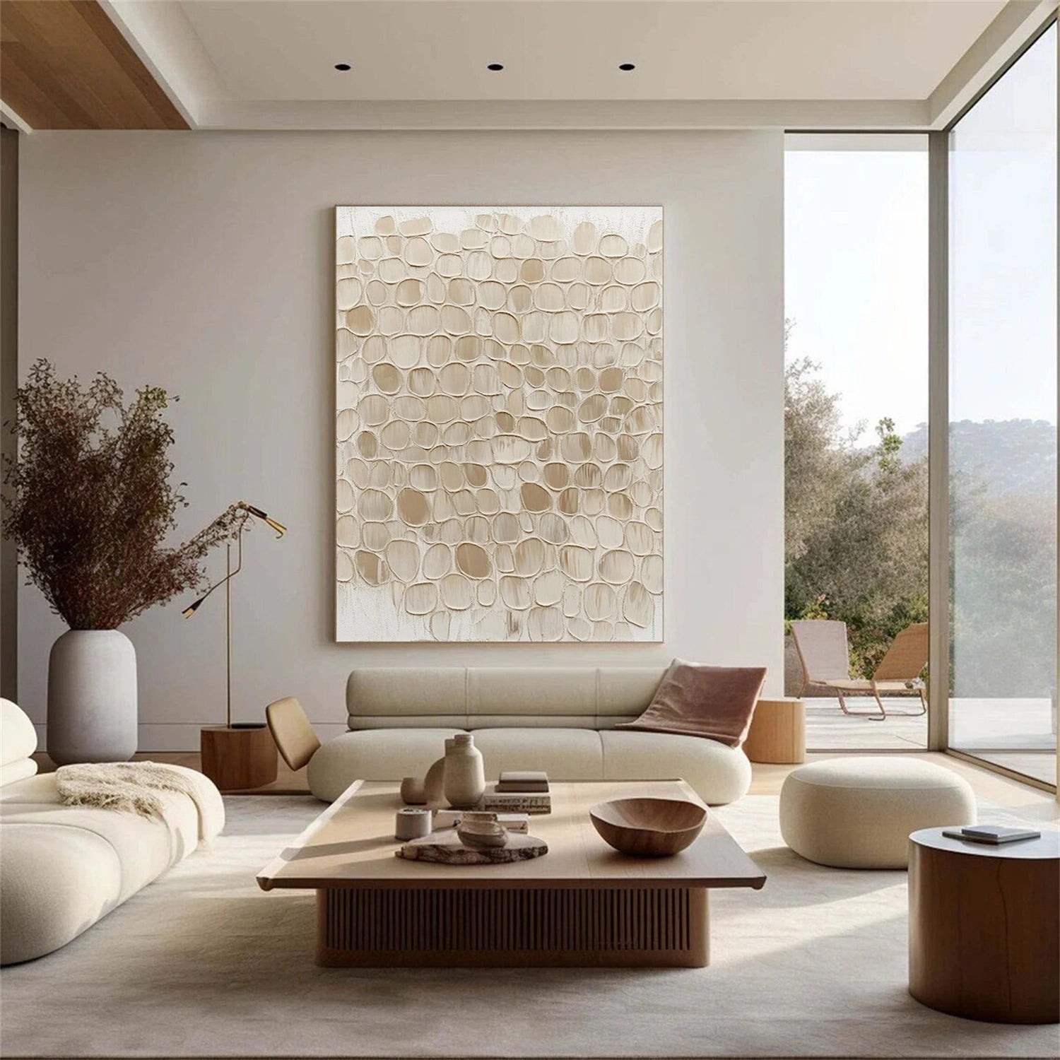 Abstract Textured Wall Art #AW233