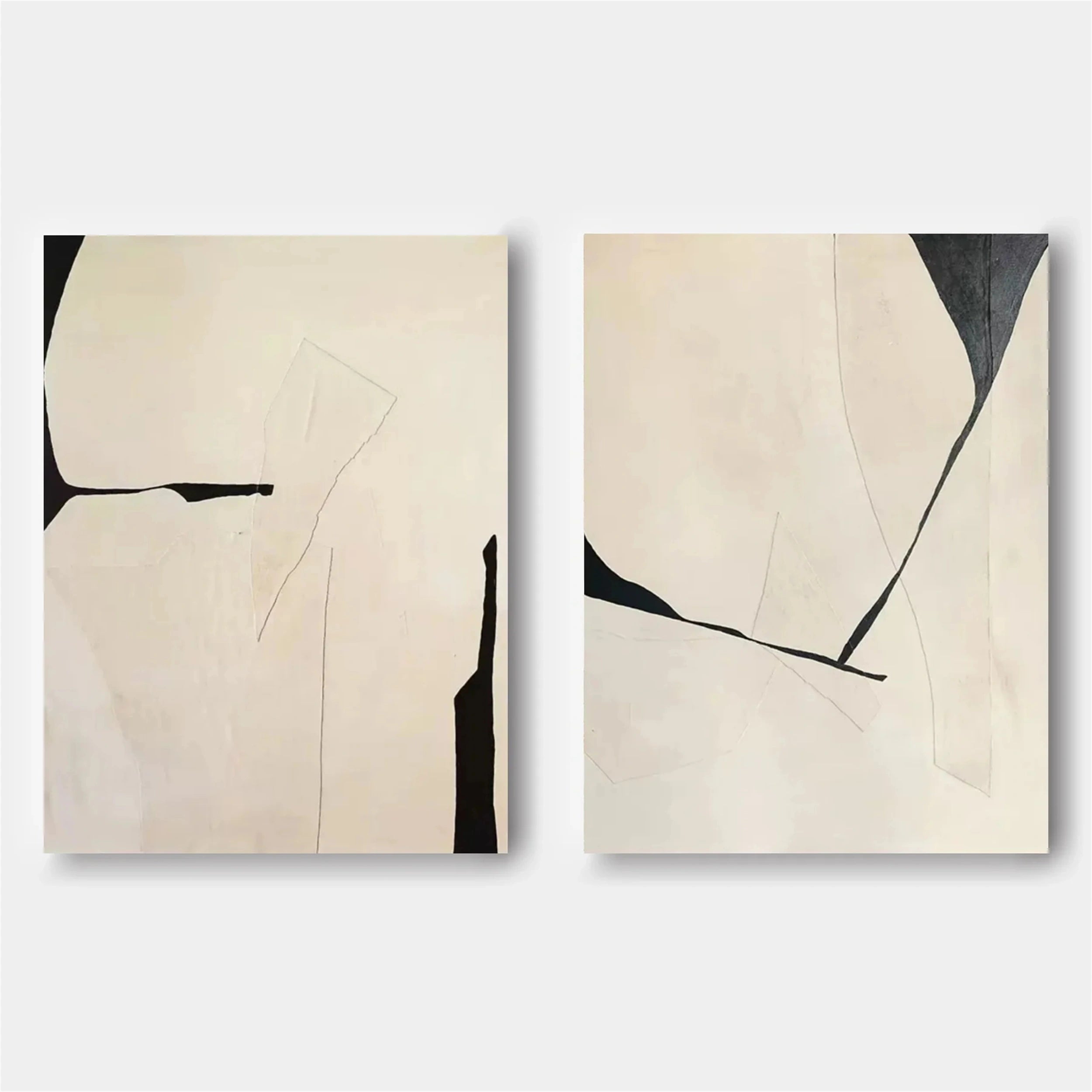 Wabi Sabi Abstract Wall Art Set of 2 #WA148