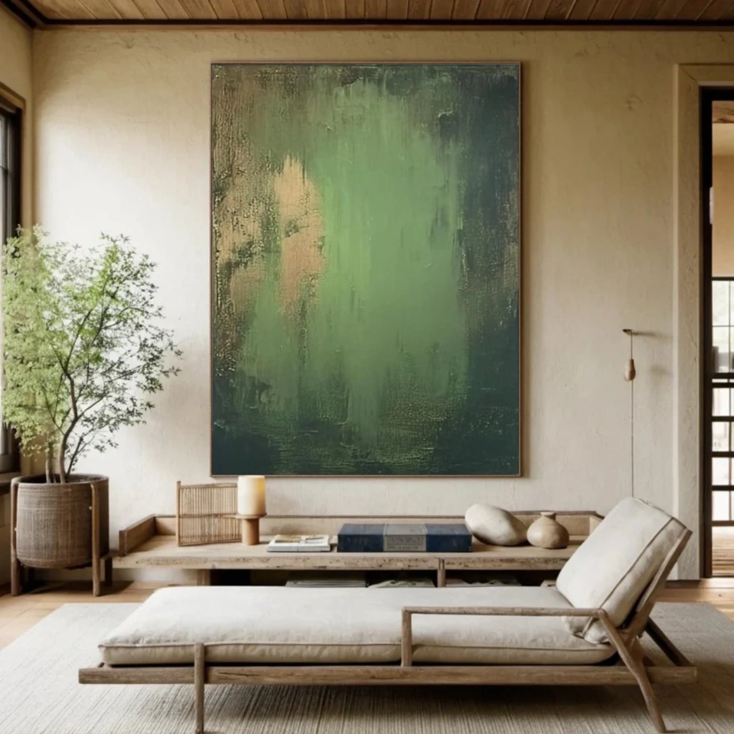 Wabi Sabi Abstract Canvas Art #WA260