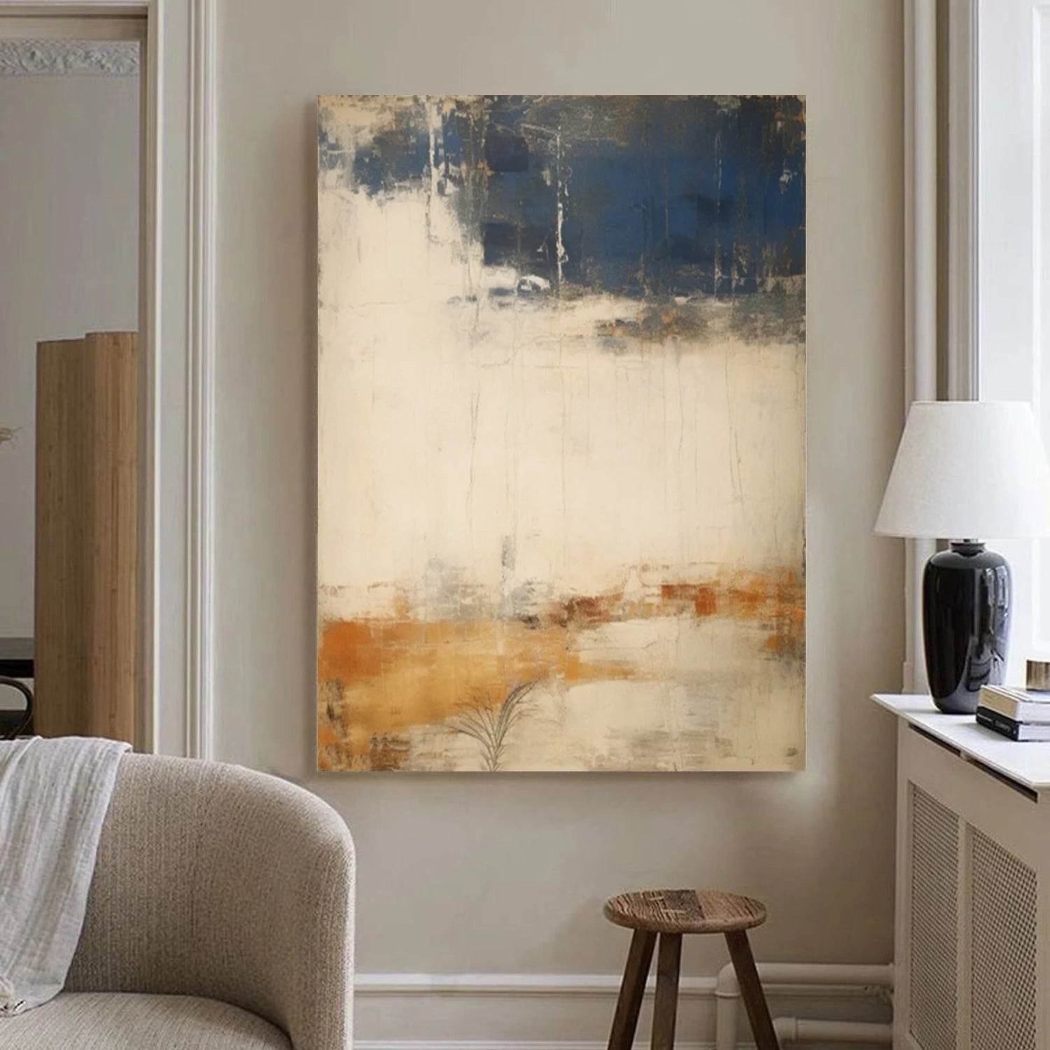 Wabi Sabi Abstract Canvas Art #WA227