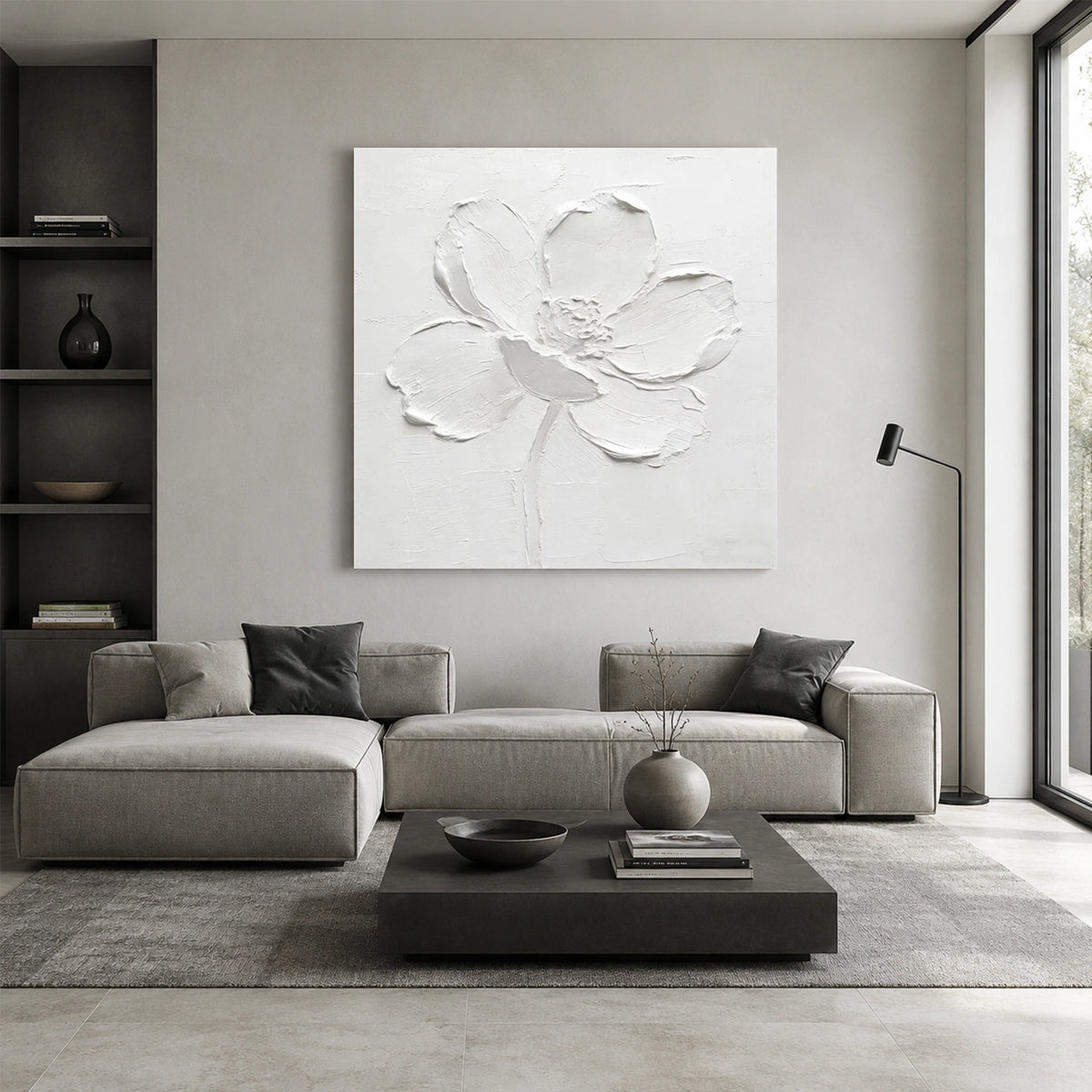 Tree And Flower Abstract Wall Art #TF232