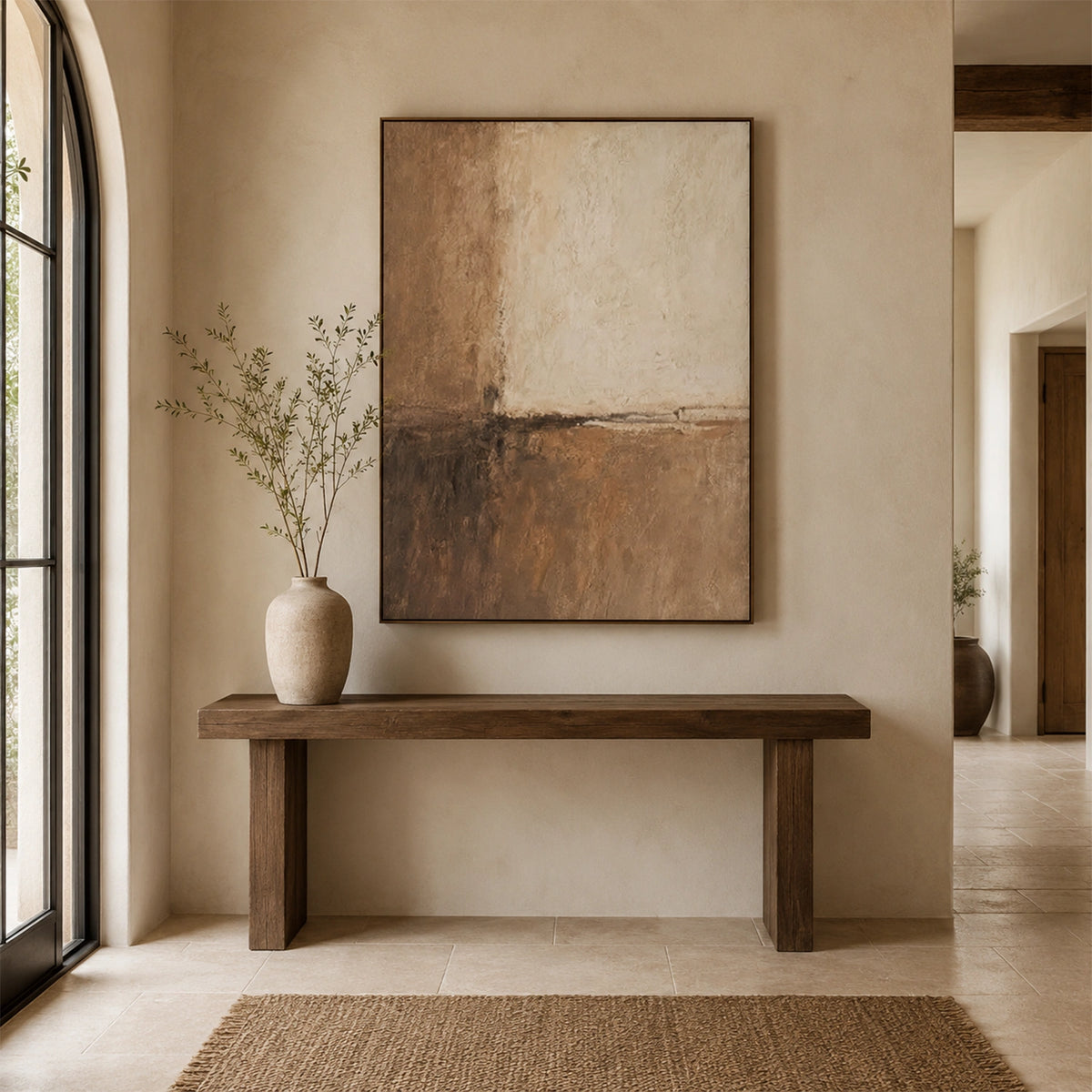 Wabi Sabi Abstract Canvas Art #WA274