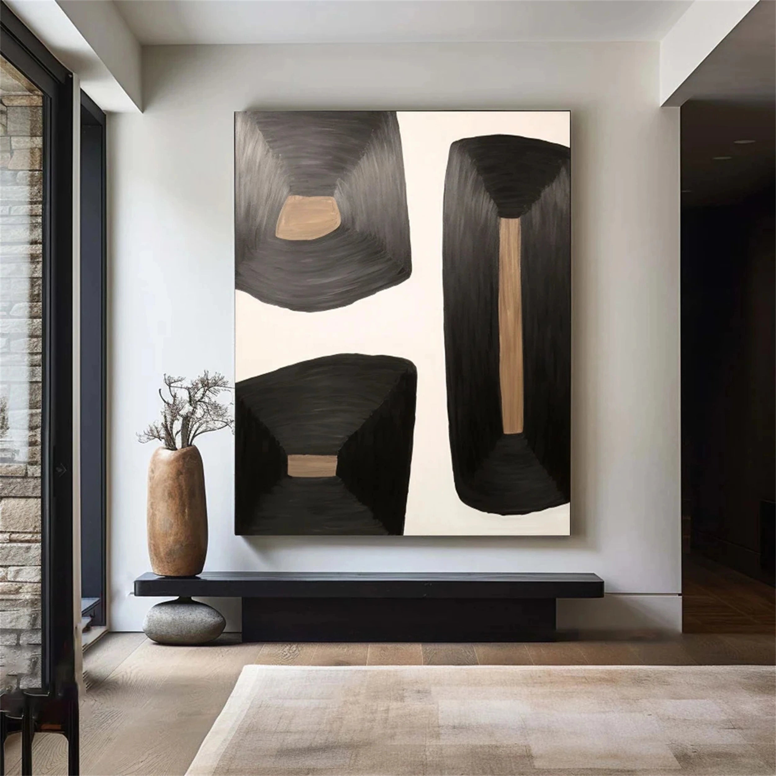 Wabi Sabi Abstract Wall Art #WA136