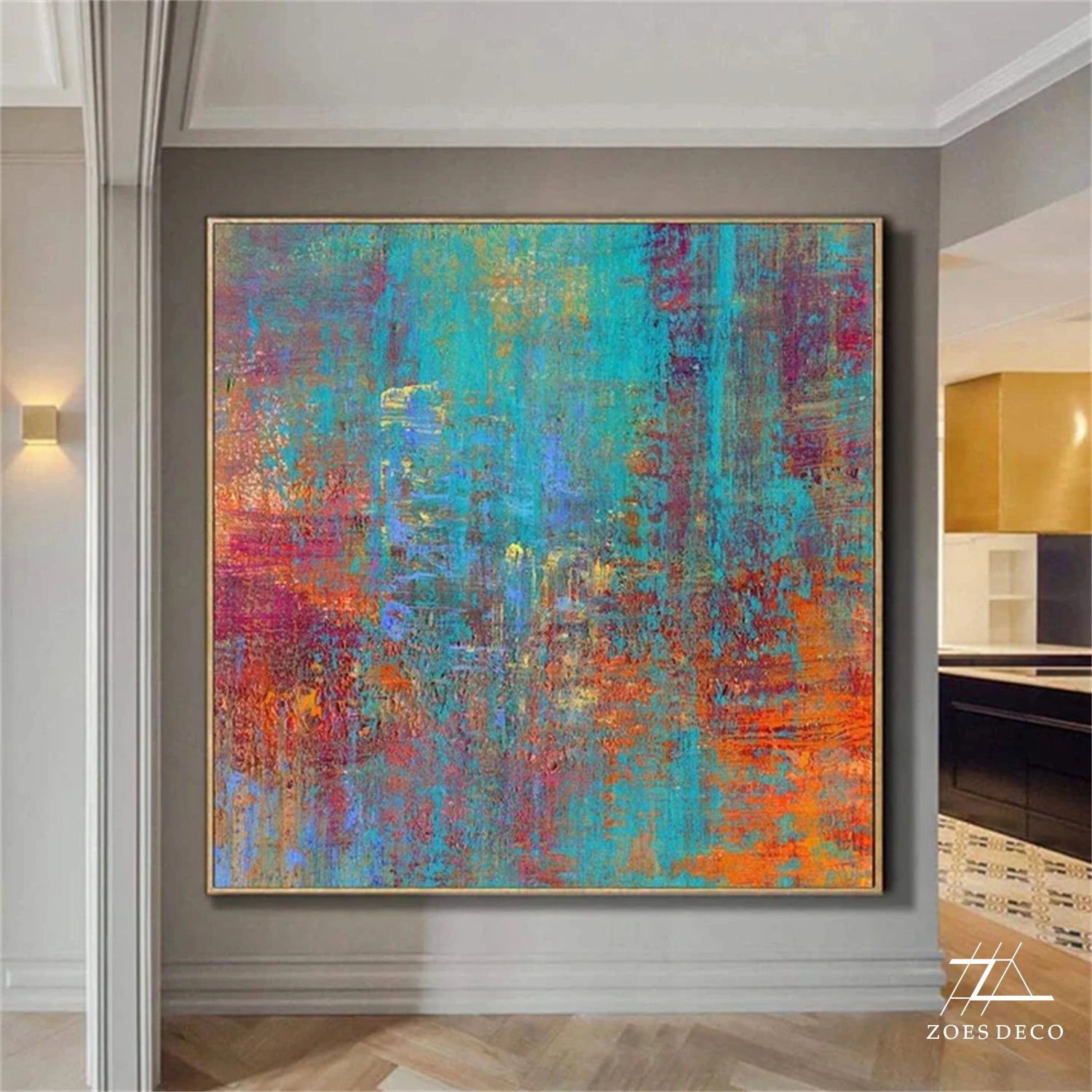Abstract Texture Wall Art #AW042
