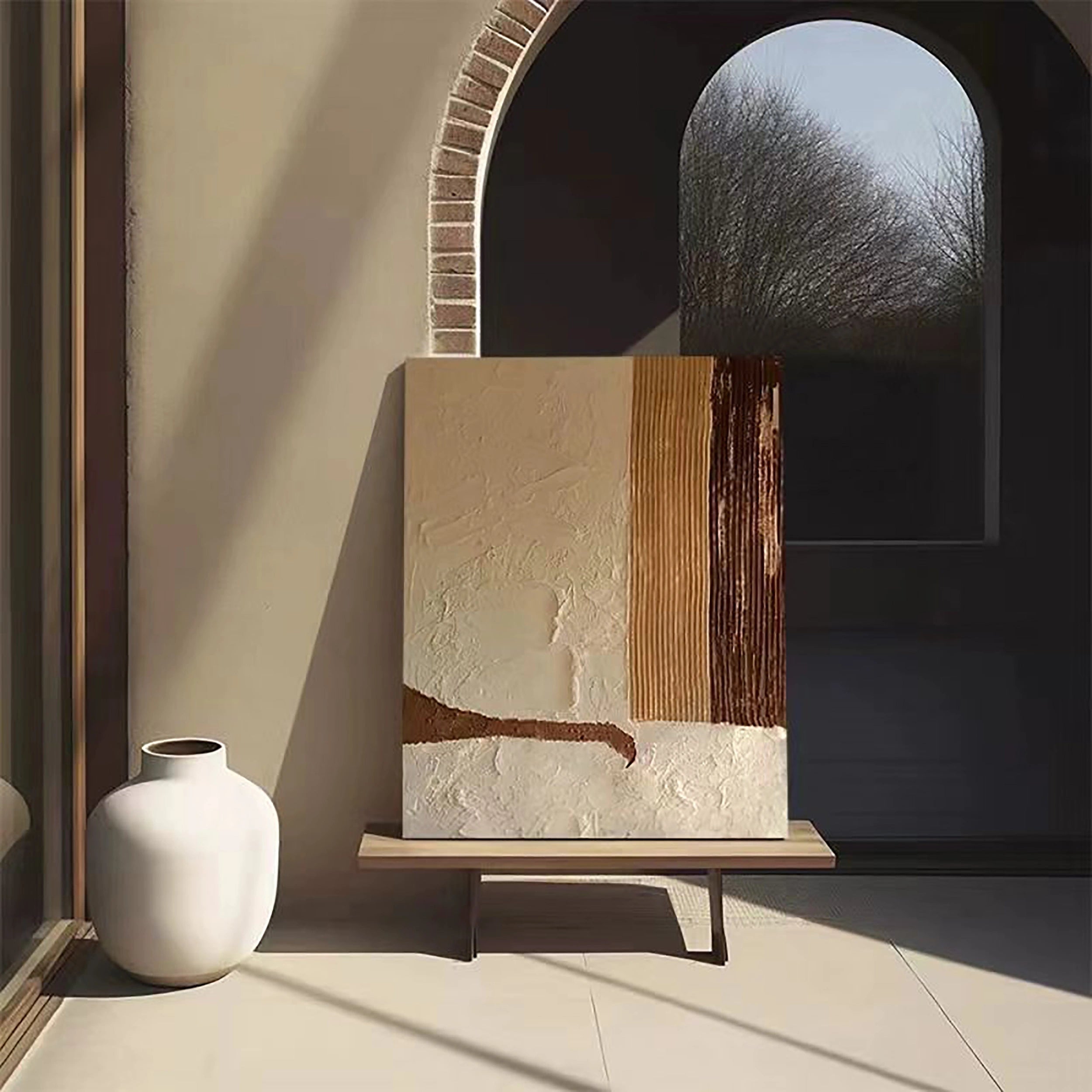 Wabi Sabi Abstract Wall Art #WA089