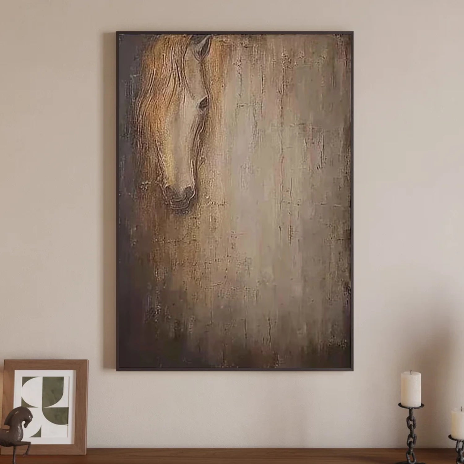 Abstract Animal Horse Wall Art #AT069