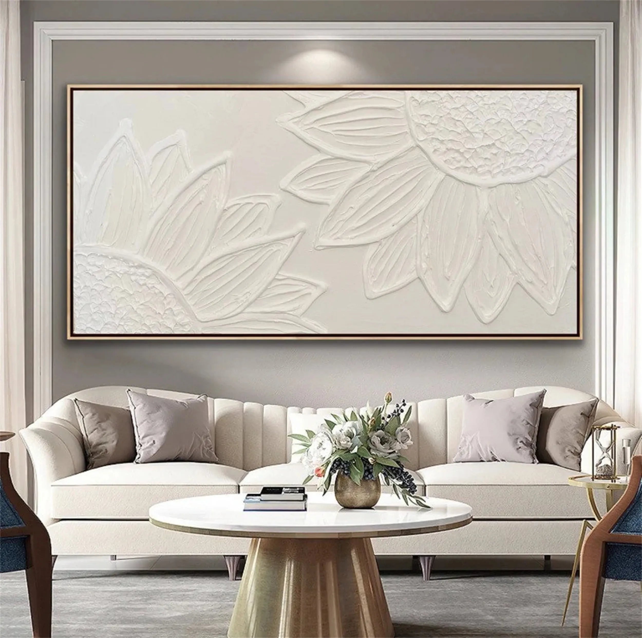 Colorful Tree And Flower Painting #TF052