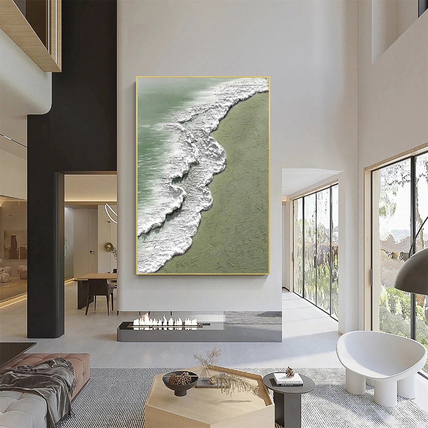 Sky and Ocean Painting #SO195