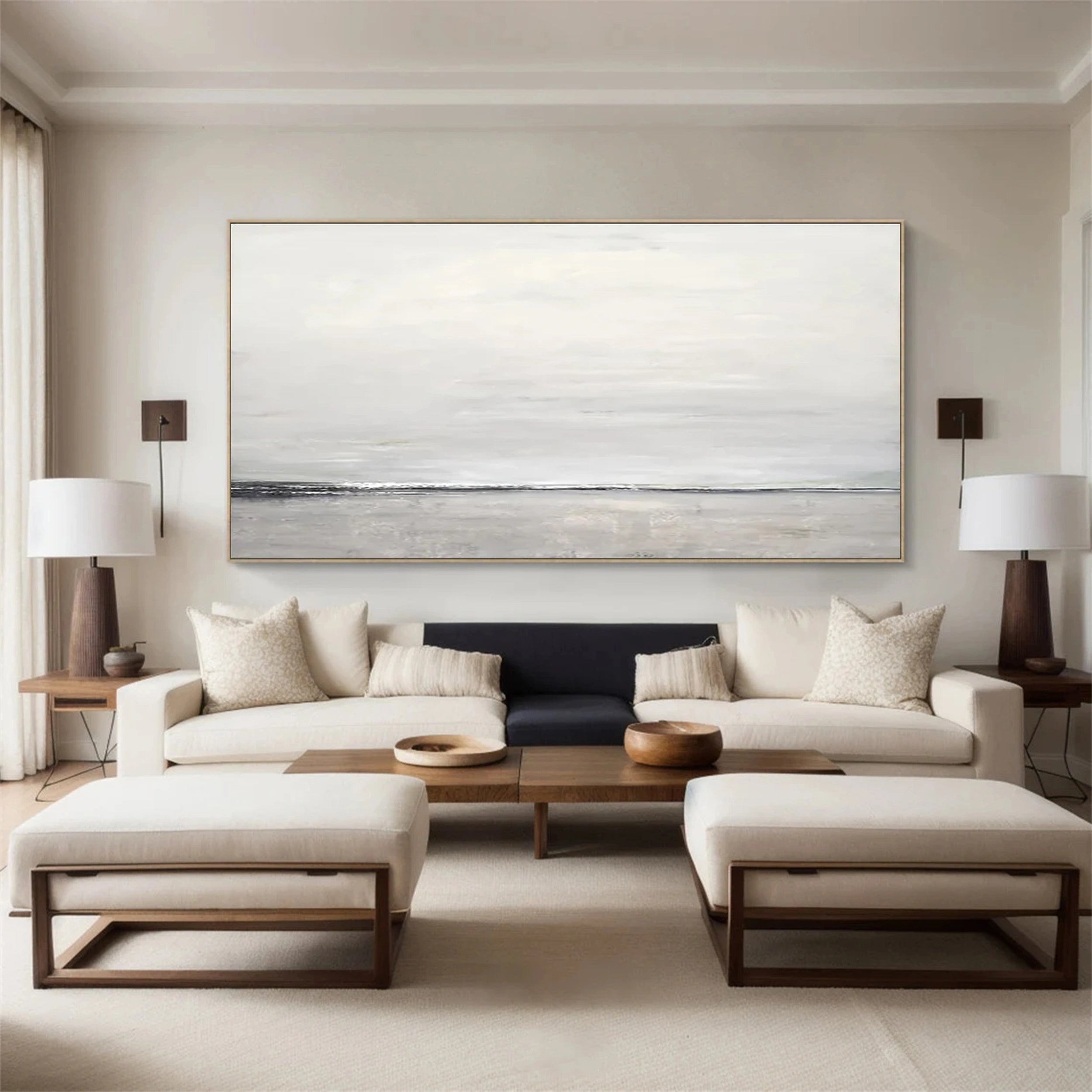 Sky And Ocean Painting #SO076