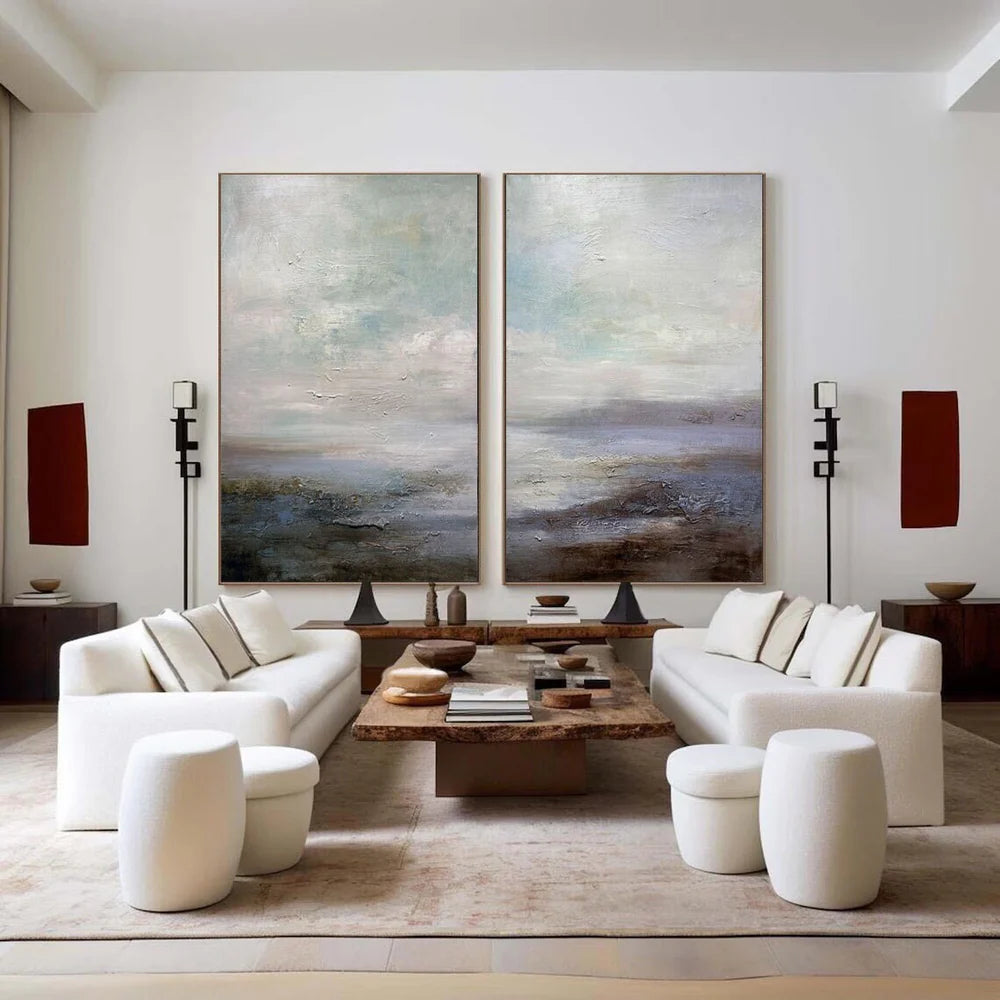 Sky And Ocean Painting Set of 2 #SO104