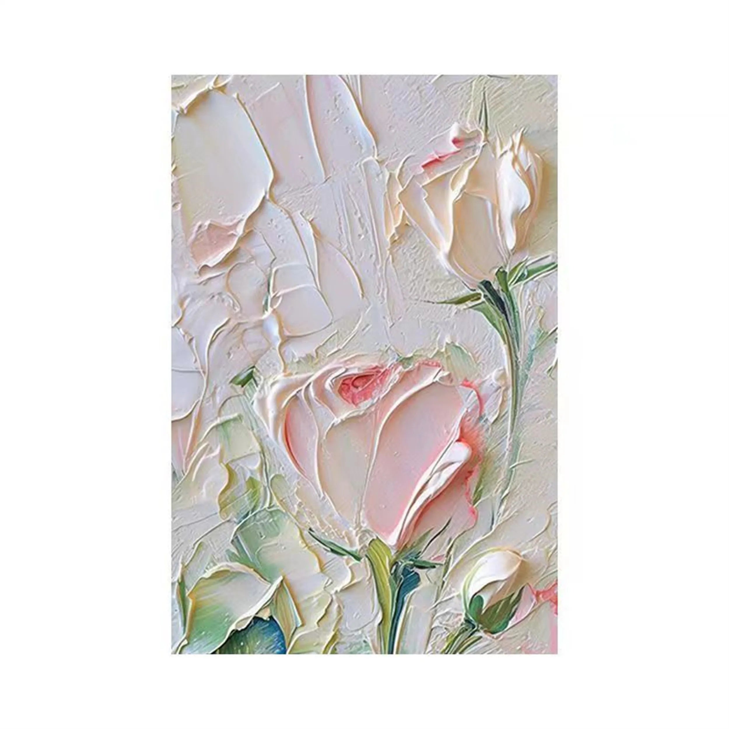 Colorful Tree And Flower Painting #TF050