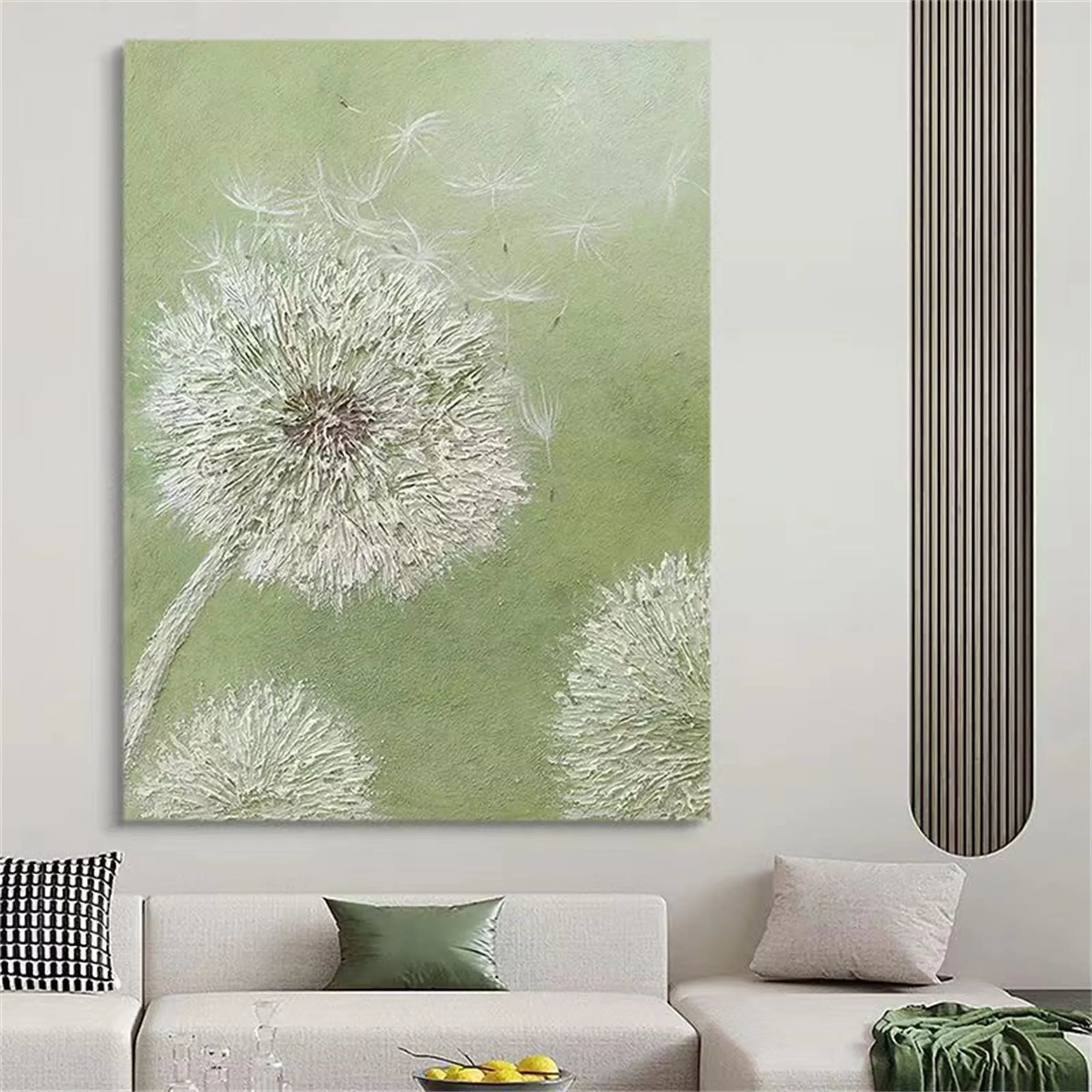 Colorful Tree And Flower Painting #TF051