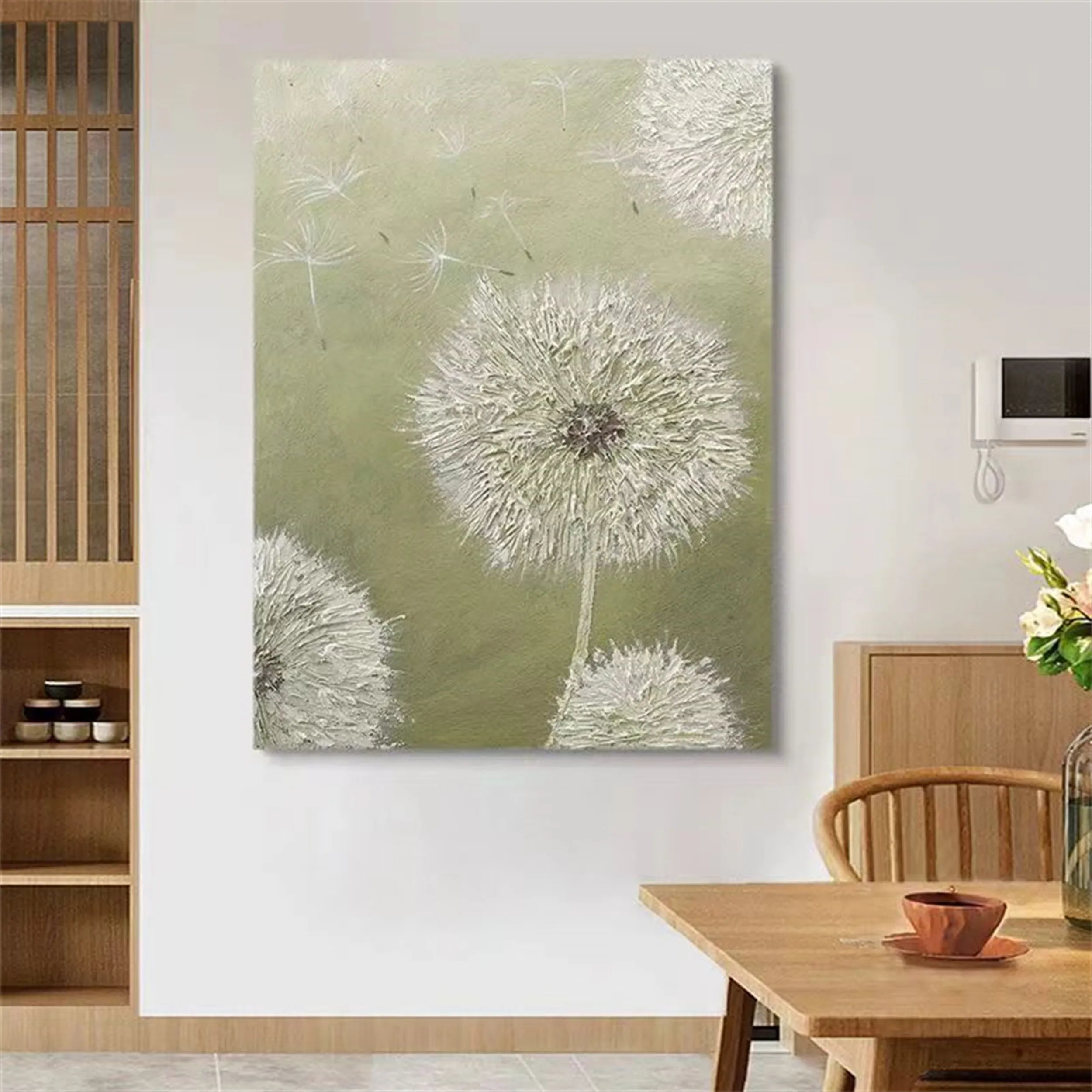 Colorful Tree And Flower Painting #TF051