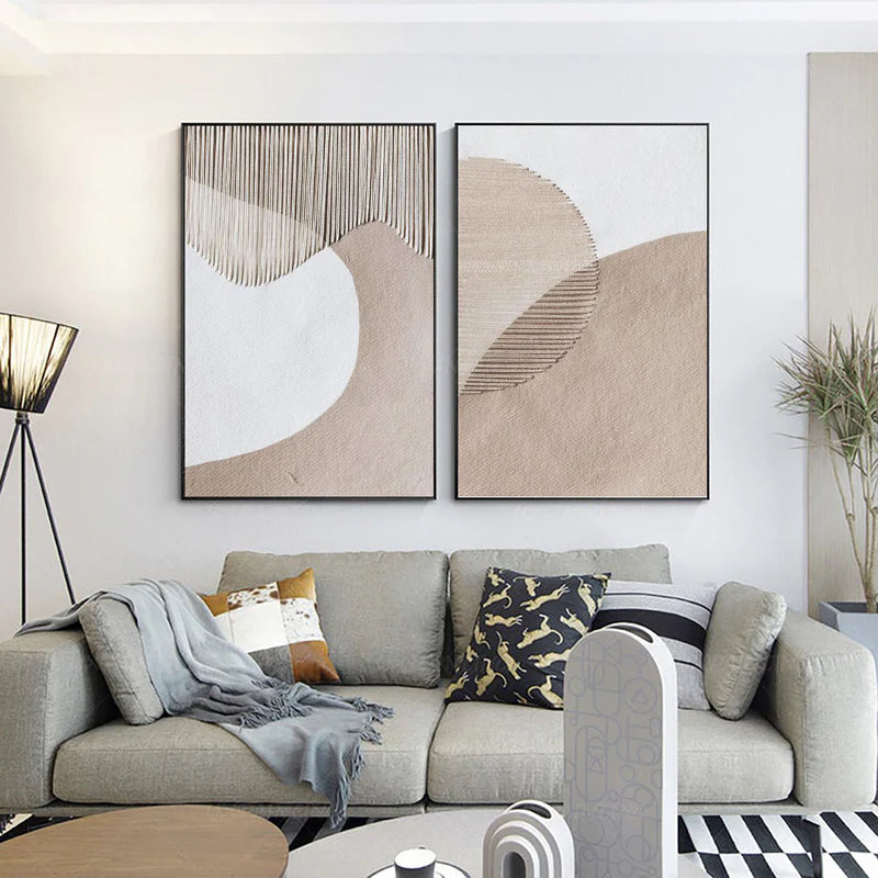 Wabi Sabi Abstract Wall Art Set of 2 #WA002