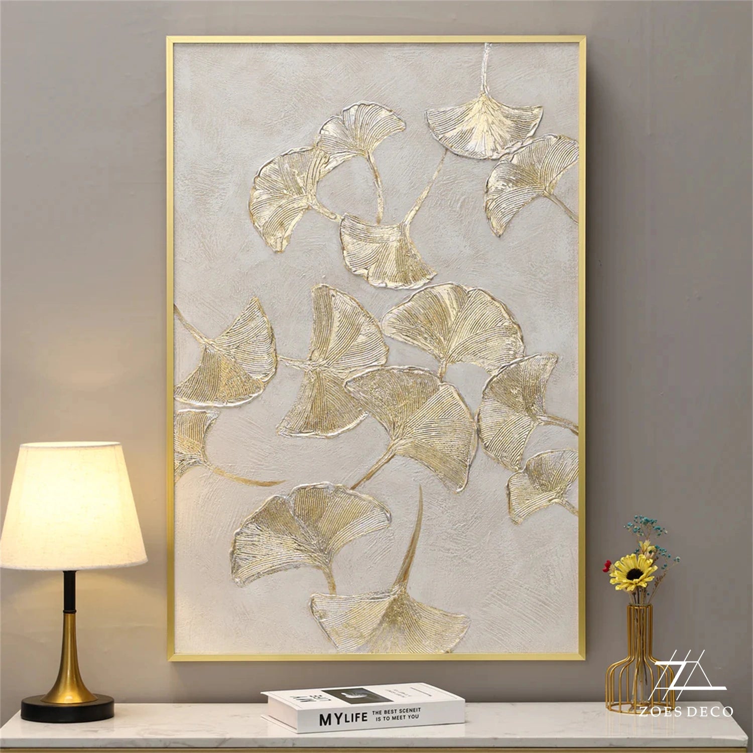 Tree And Flower Painting #TF076