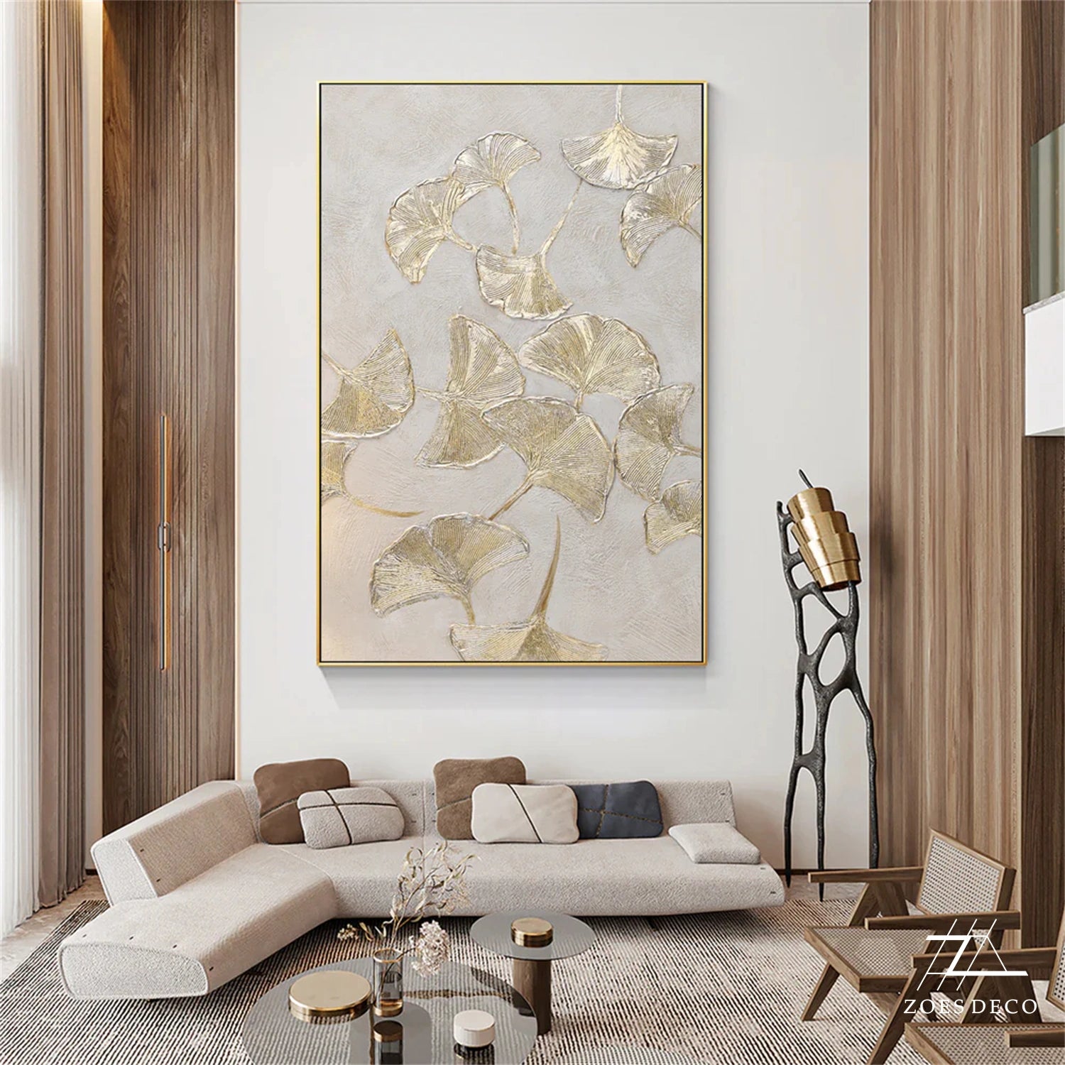 Tree And Flower Painting #TF076