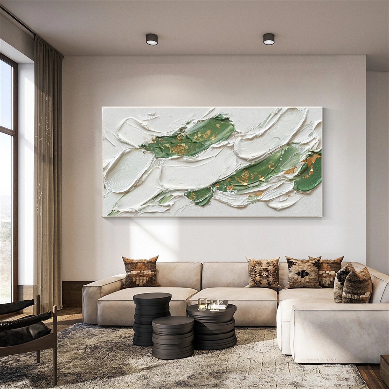 Abstract Textured Wall Art #AW212