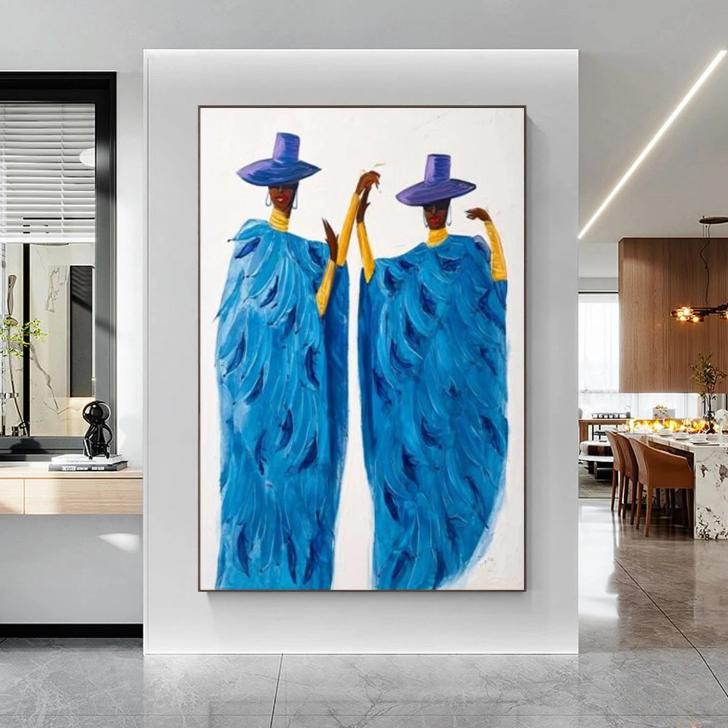 Abstract Portrait Wall Art #WP021