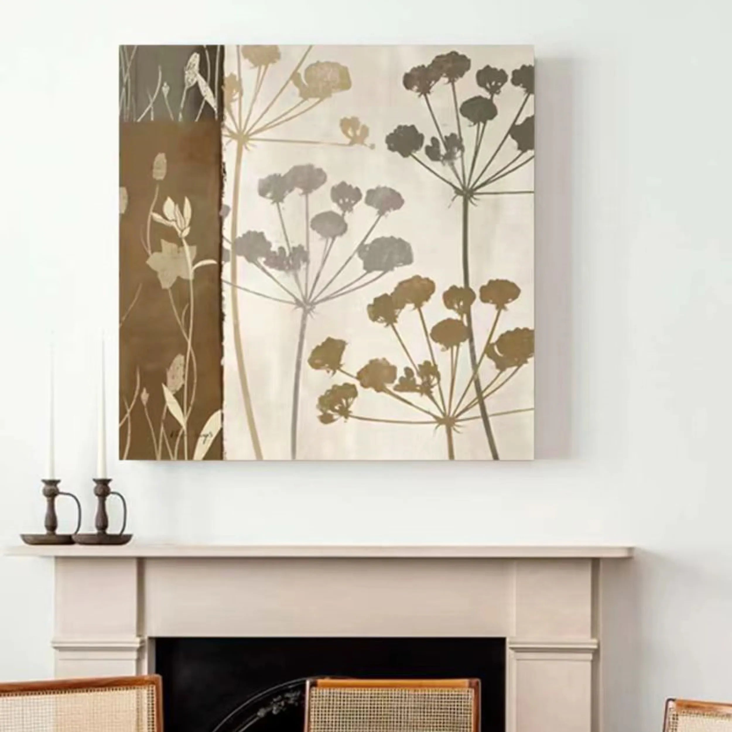 Colorful Tree And Flower Painting #TF046