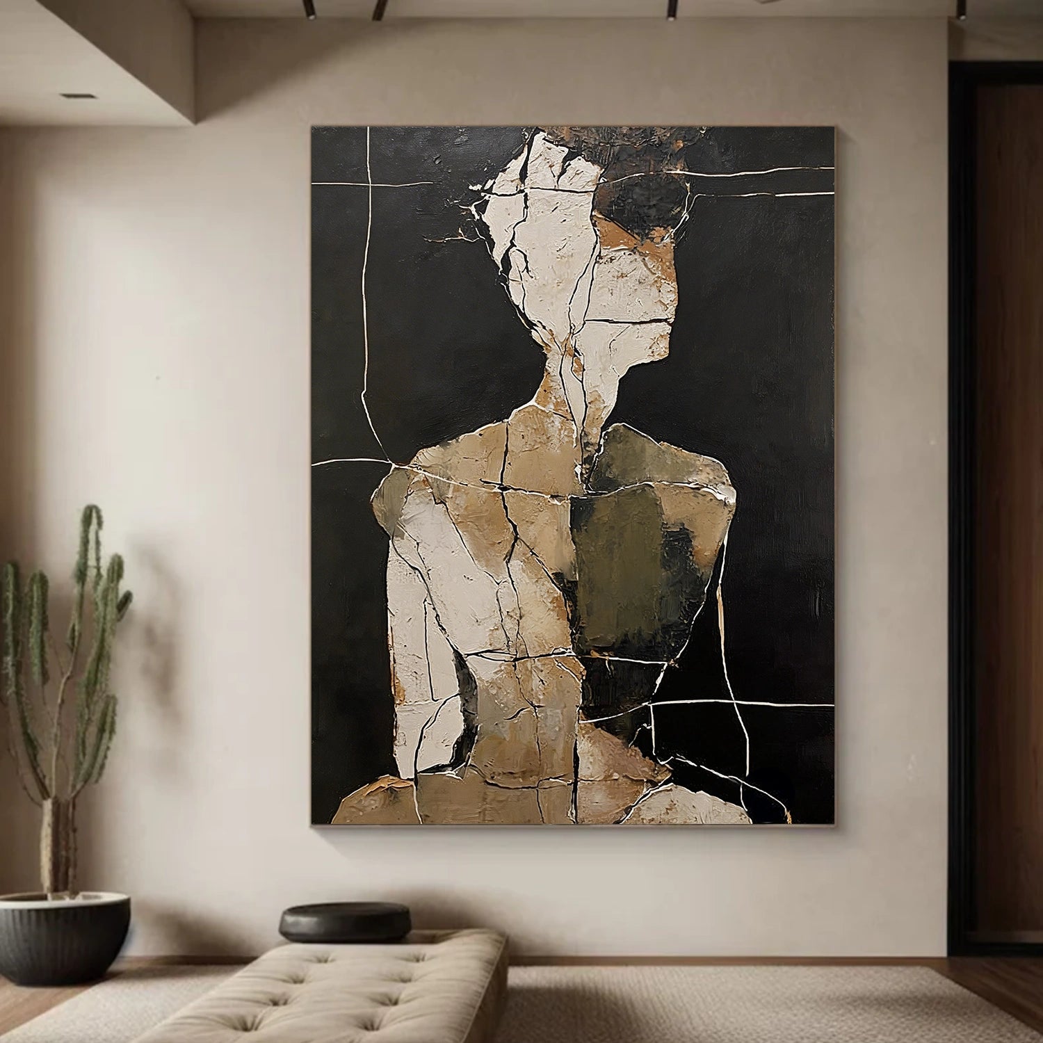 Abstract Portrait Wall Art #WP039