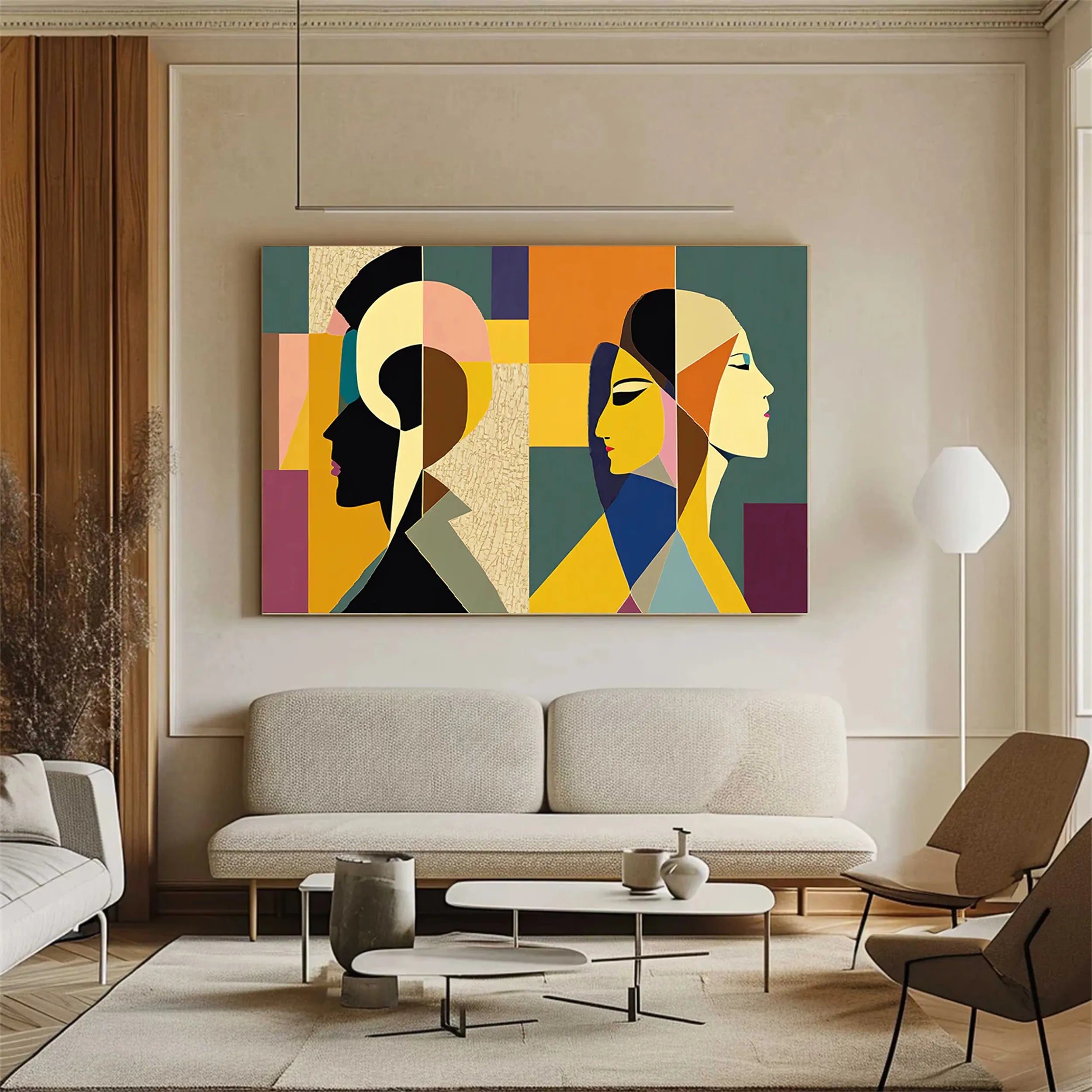 Abstract Texture Wall Art #AW003