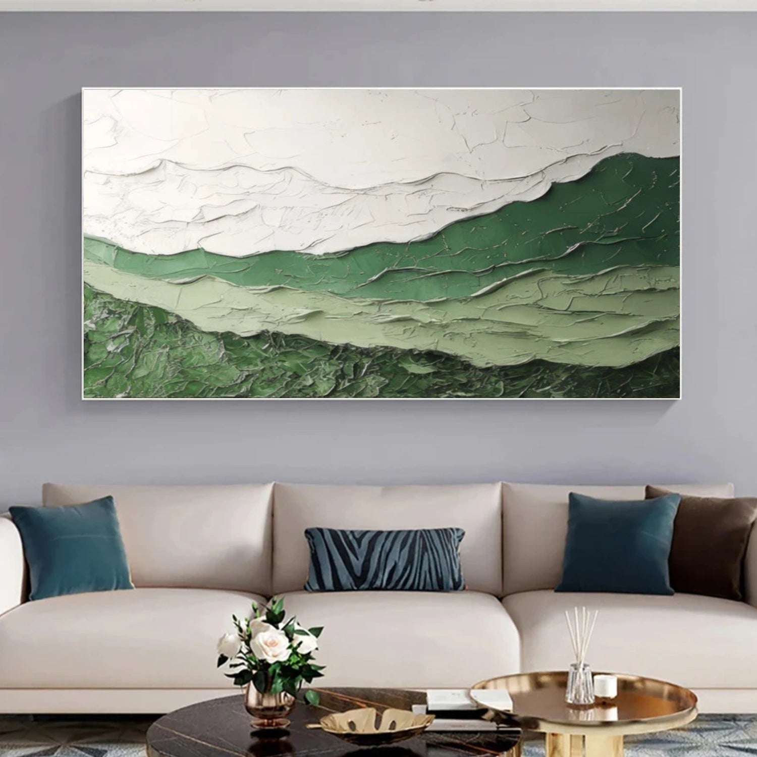 Abstract Textured Wall Art #AW235