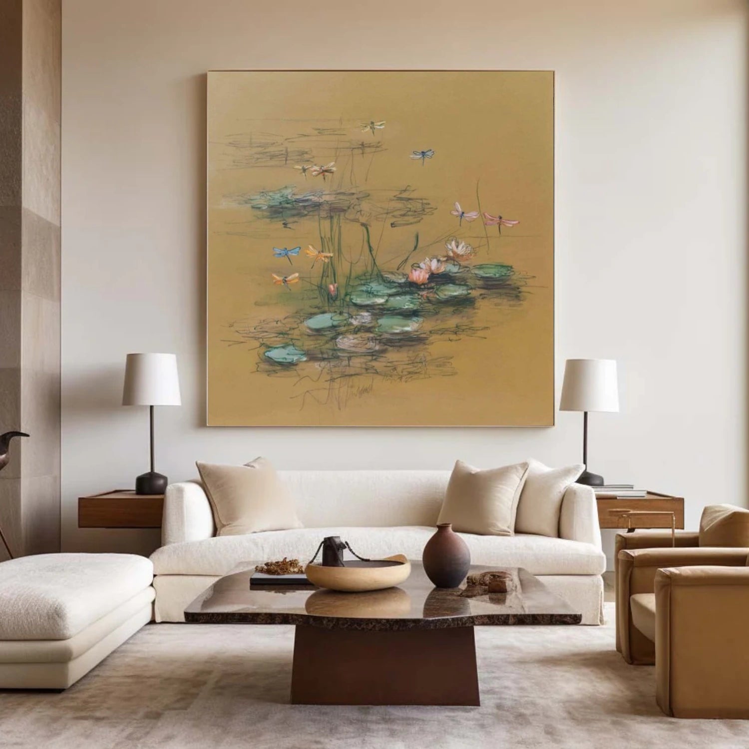 Tree And Flower Abstract Wall Art #TF149