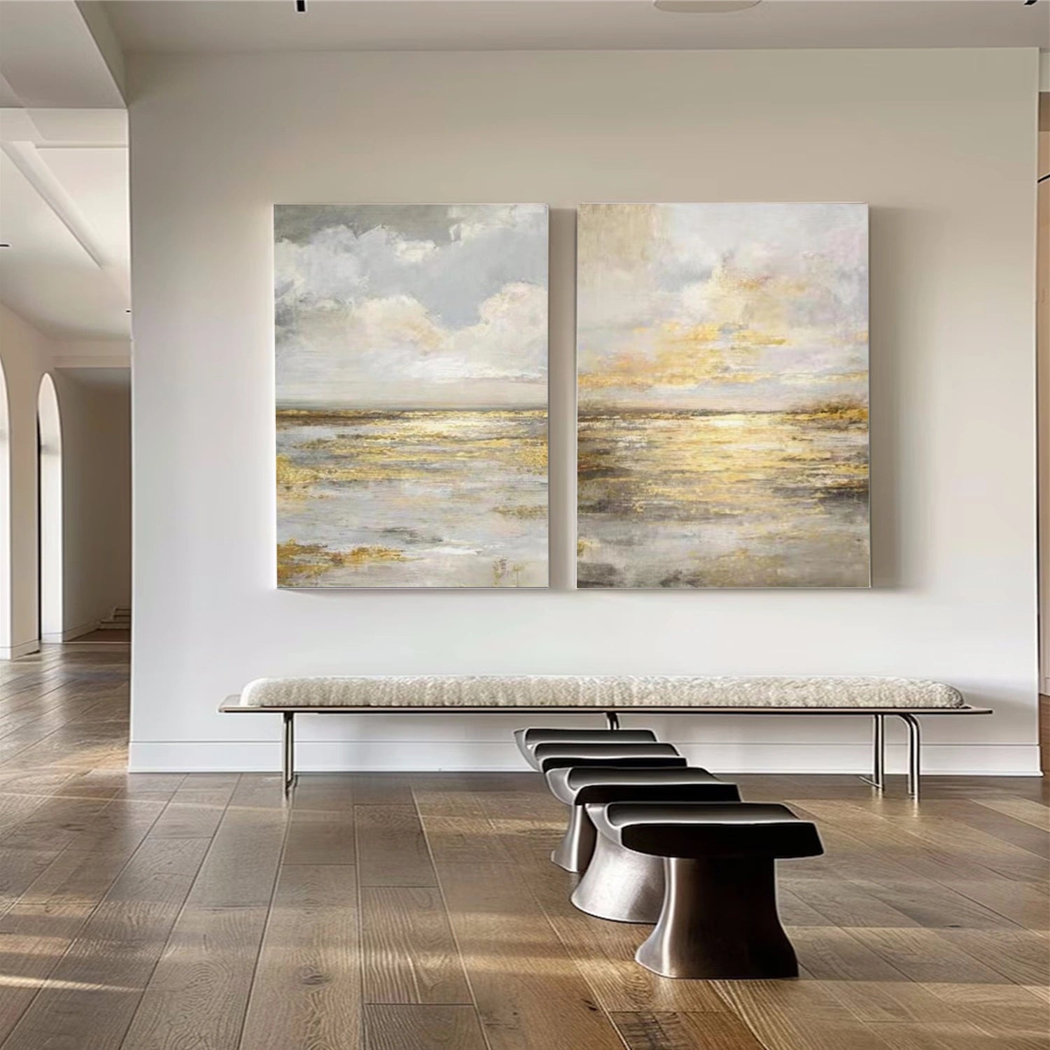Abstract Wall Art Set of 2 #AW217