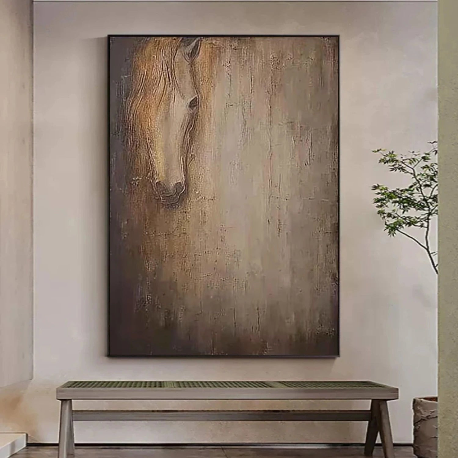 Abstract Animal Horse Wall Art #AT069