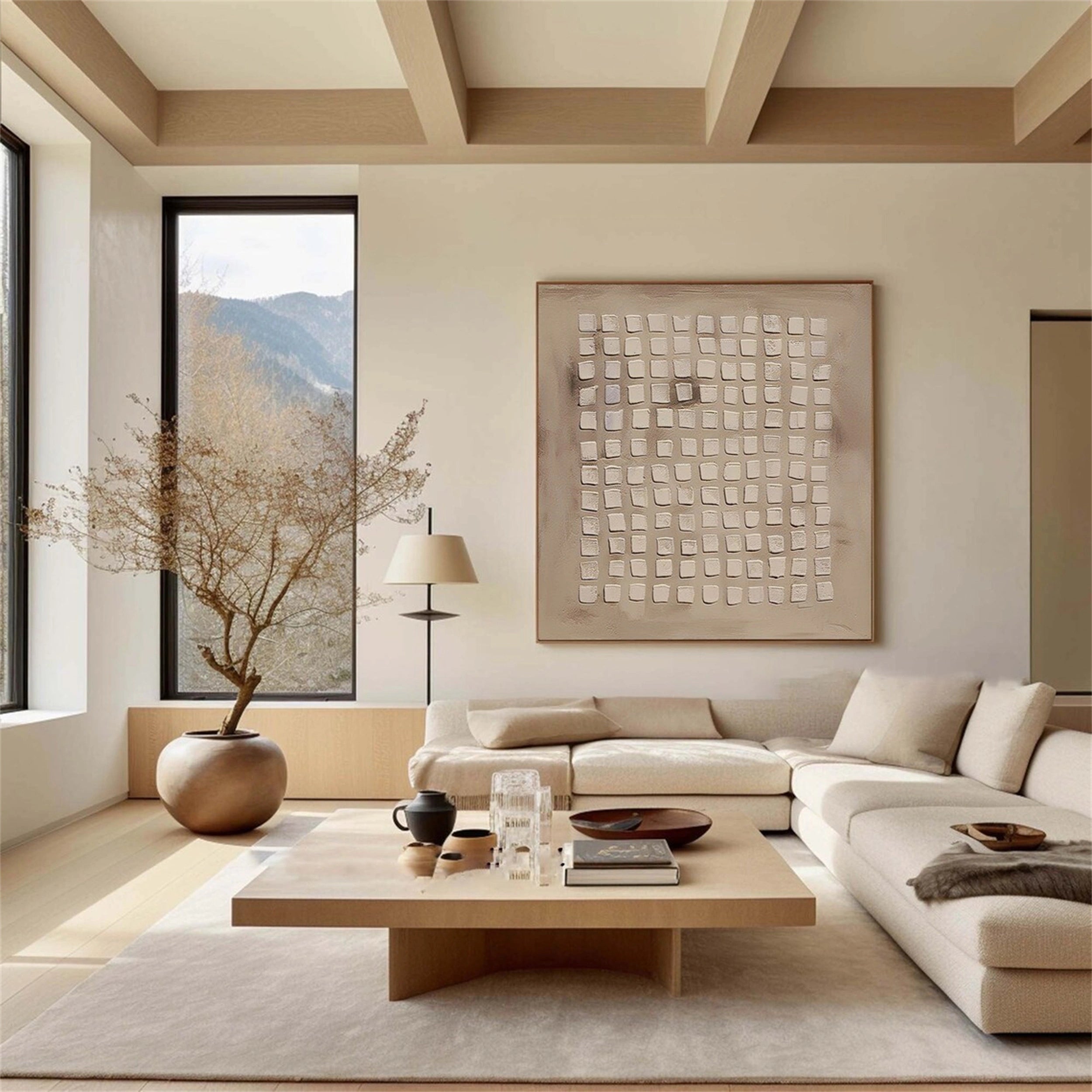 Wabi Sabi Abstract Wall Art #WA134