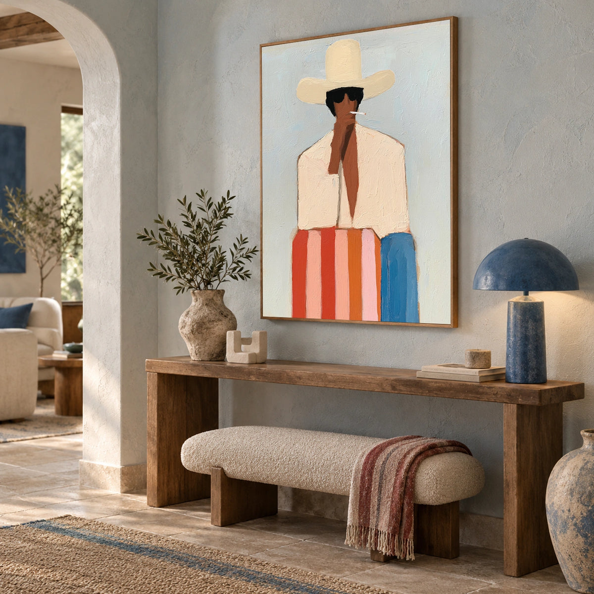 Abstract Portrait Wall Art #WP048