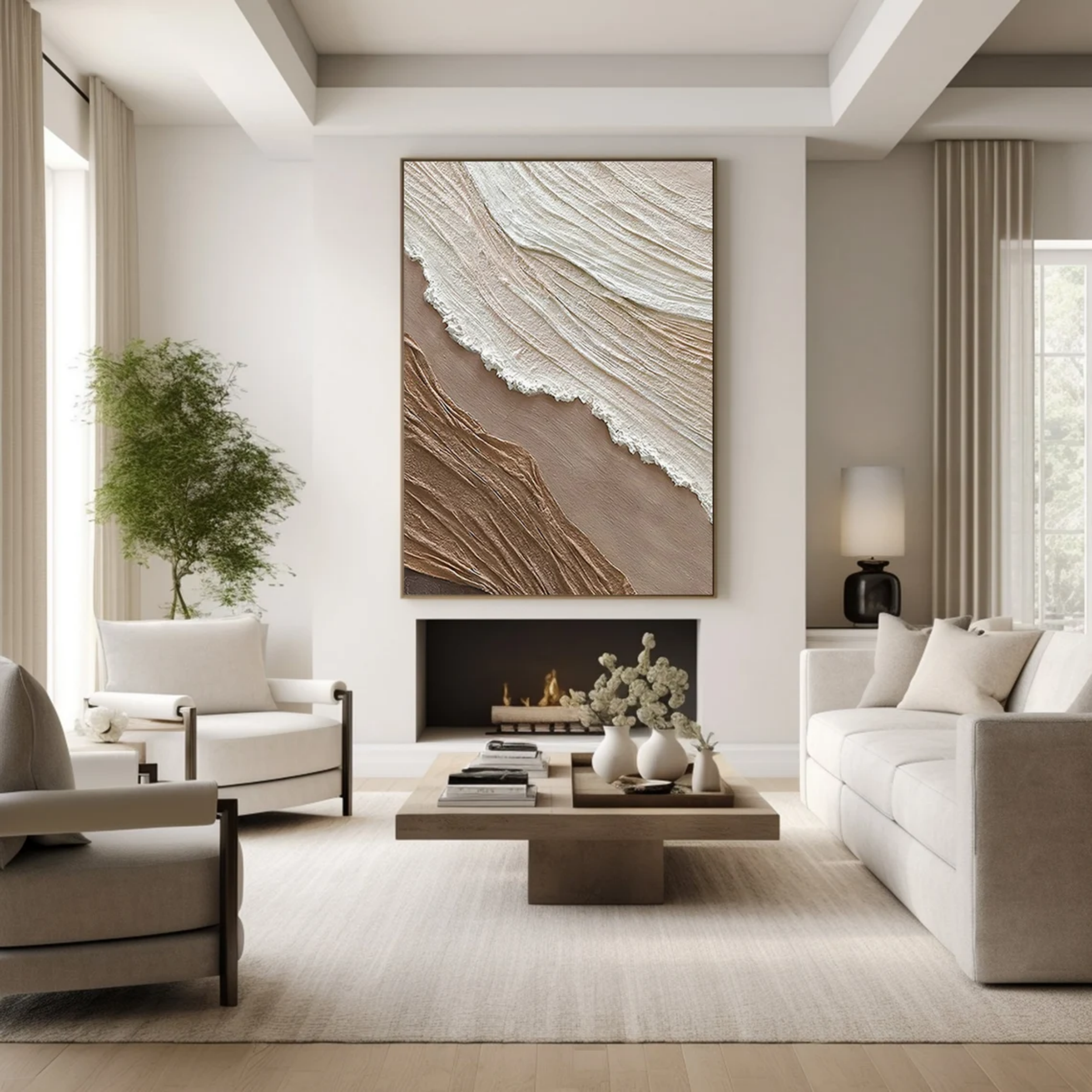 Wabi Sabi Abstract Wall Art #WA010
