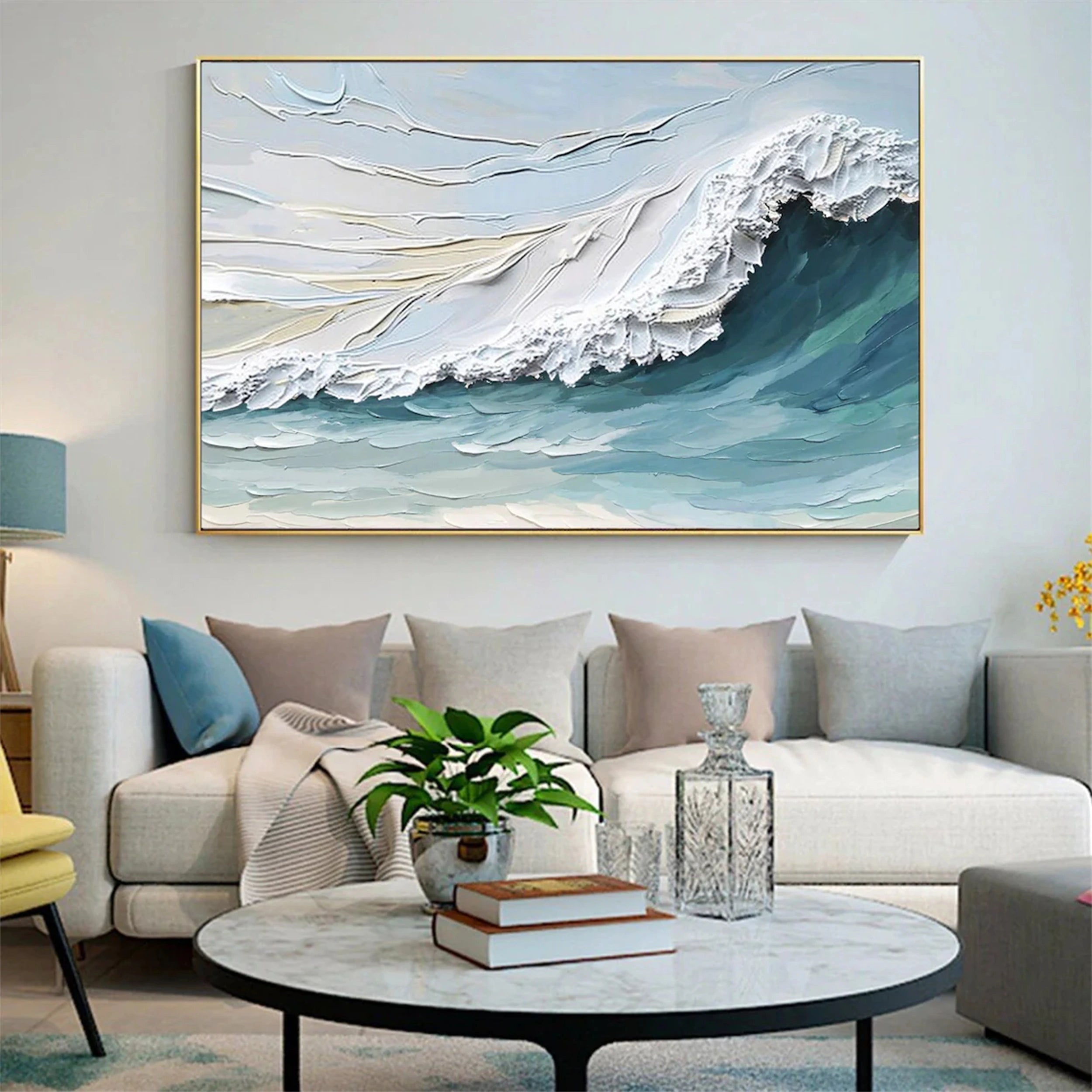 Sky And Ocean Painting #SO054