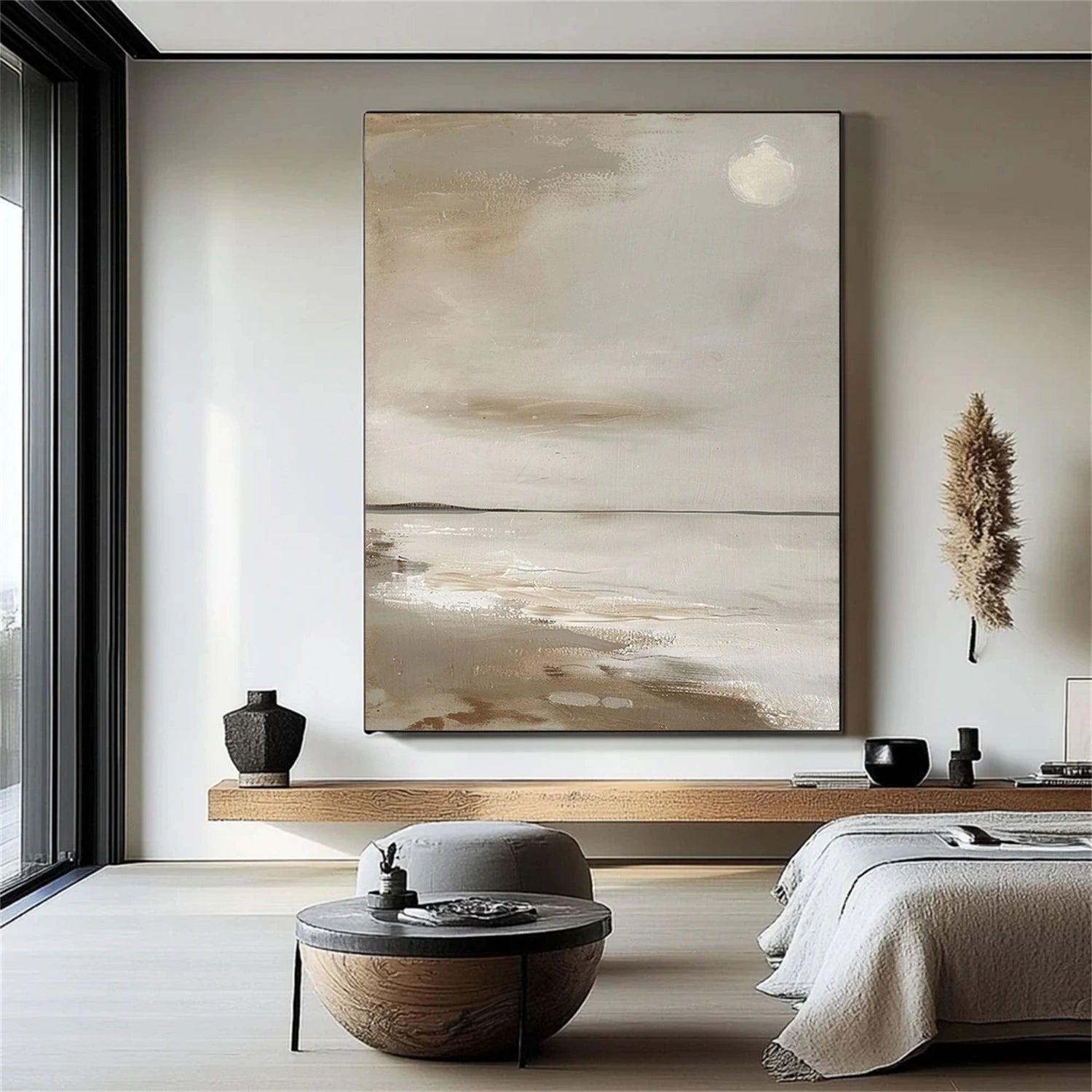 Sky And Ocean Abstract Wall Art #SO404