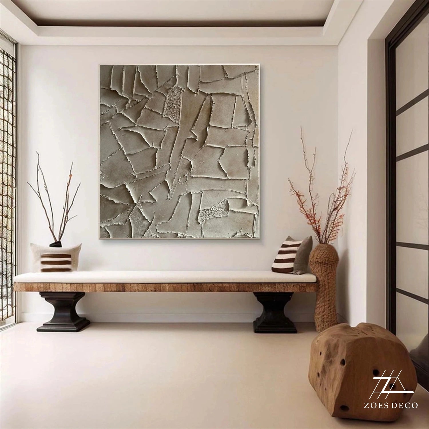 Wabi Sabi Abstract Wall Art #WA157